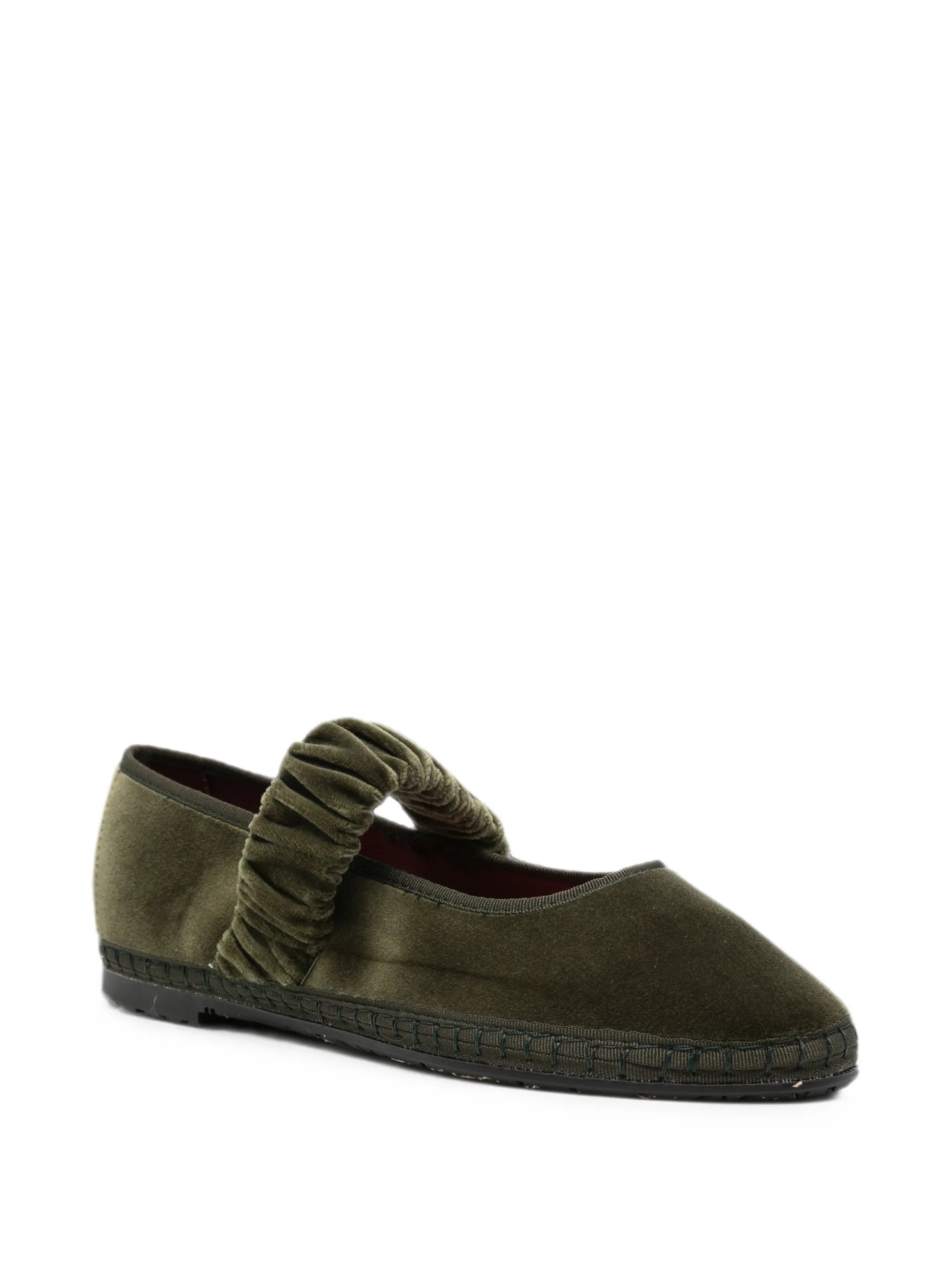 Mafalda velvet ballet flats