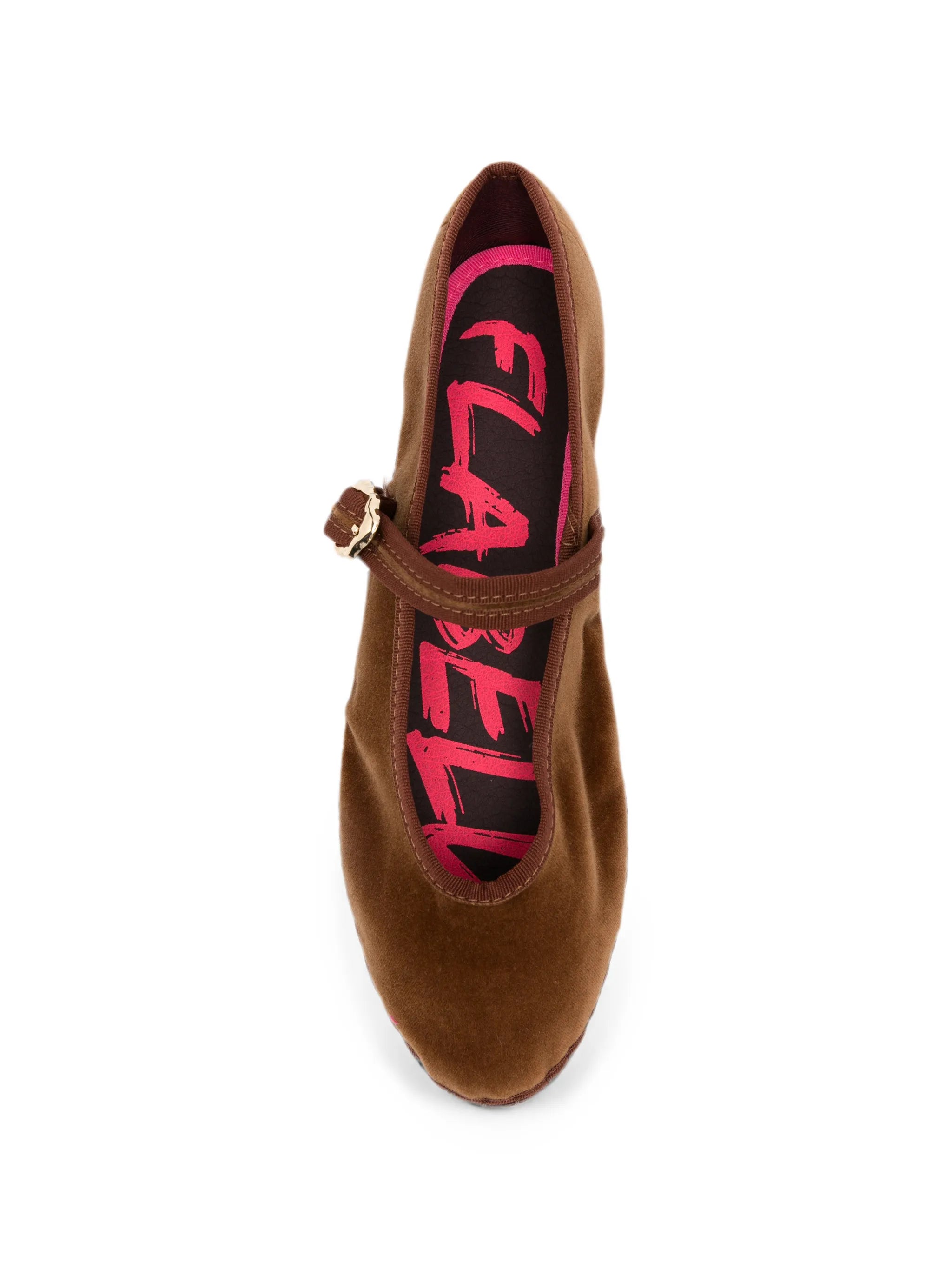 Pierre velvet ballet flats