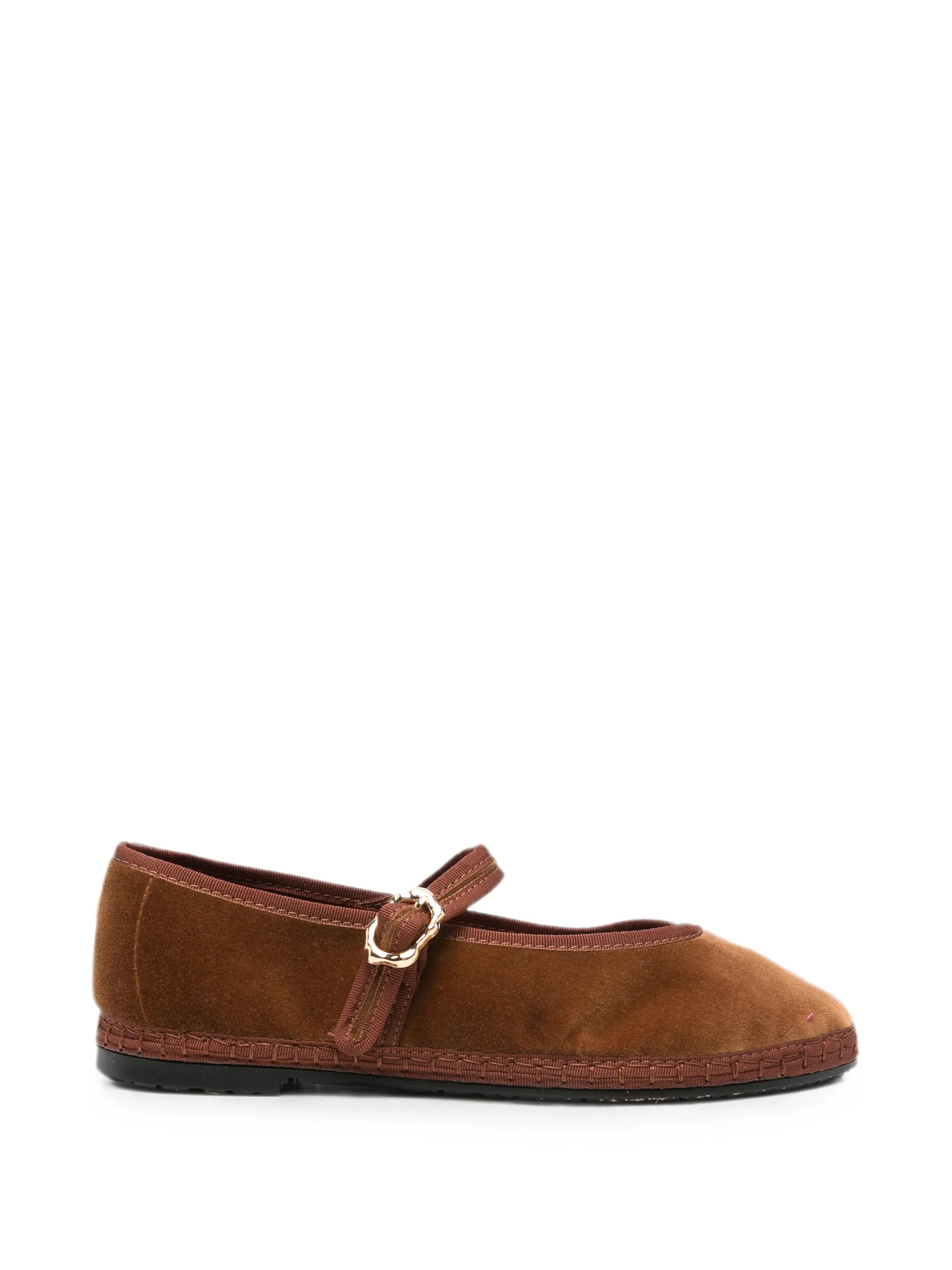 Pierre velvet ballet flats