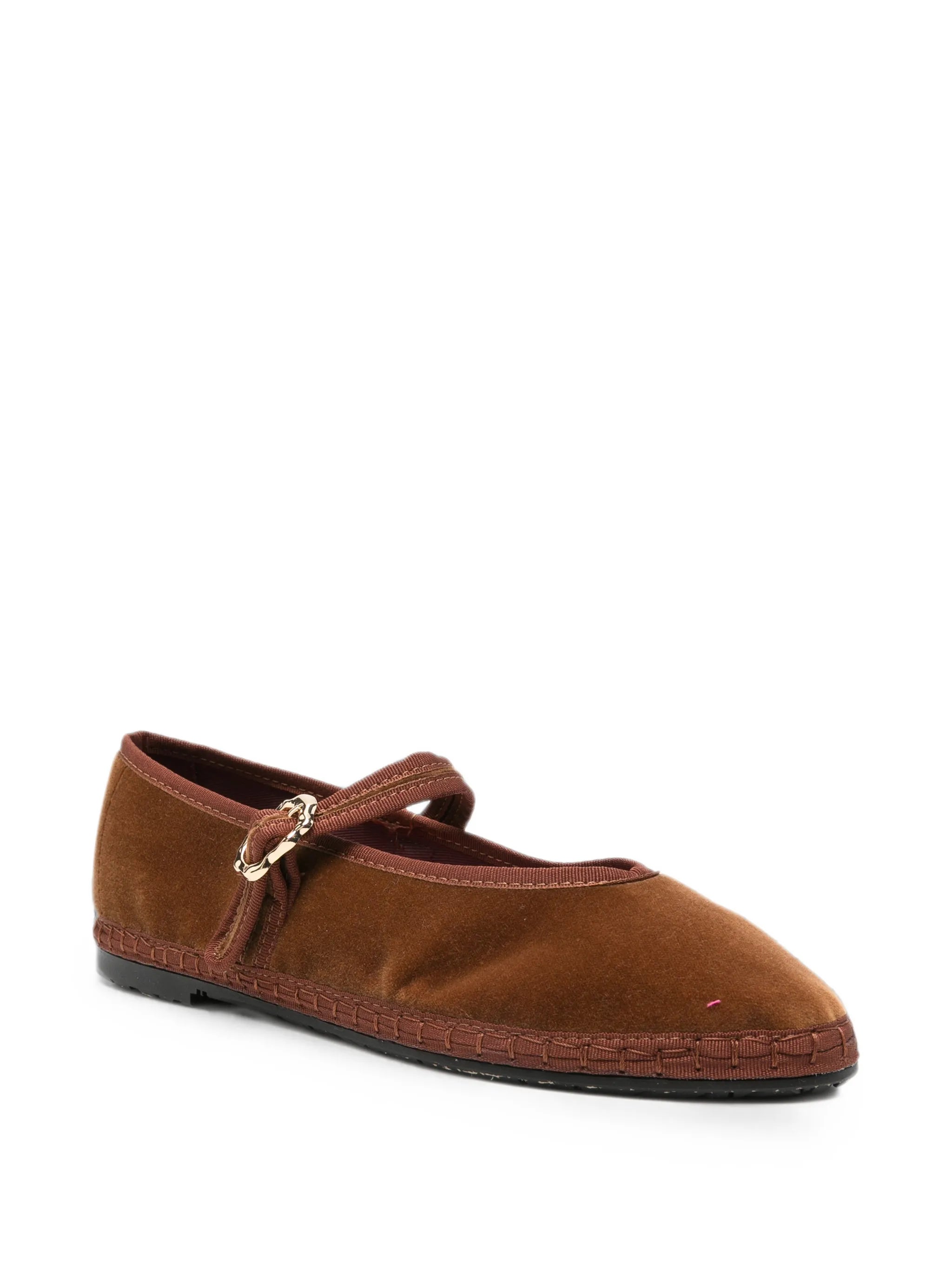 Pierre velvet ballet flats