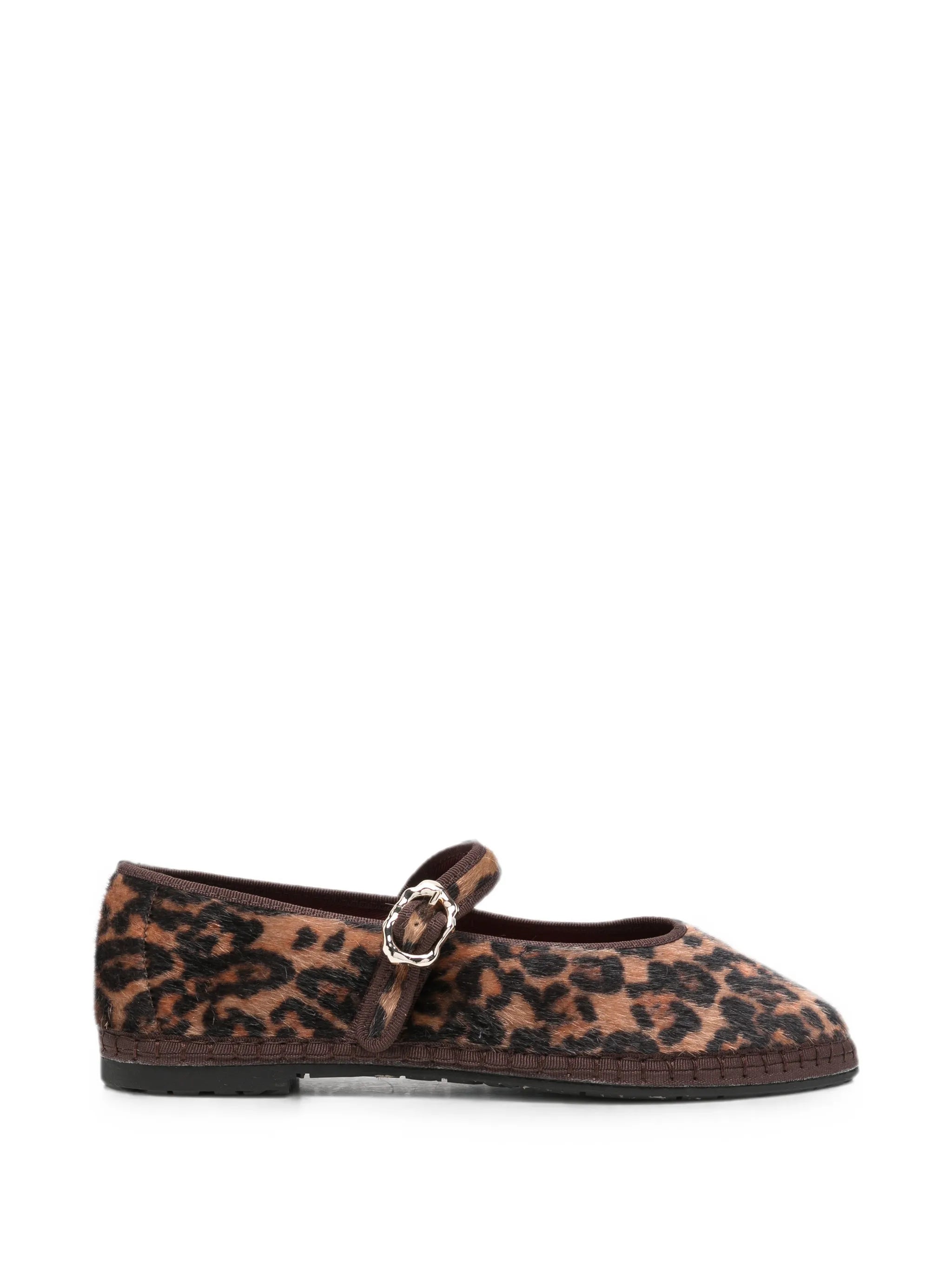 Pierre leopard-print ballet flats