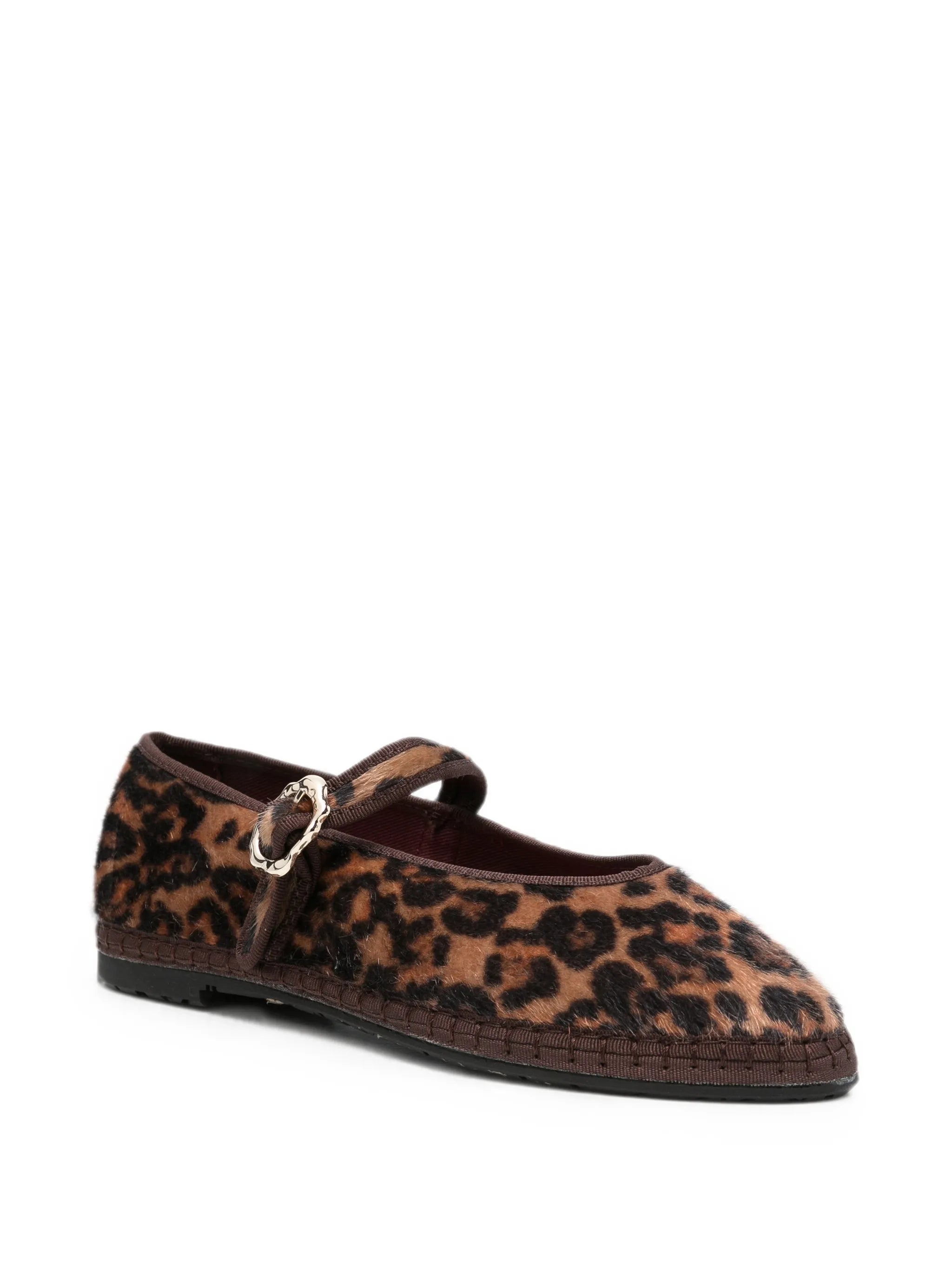 Pierre leopard-print ballet flats