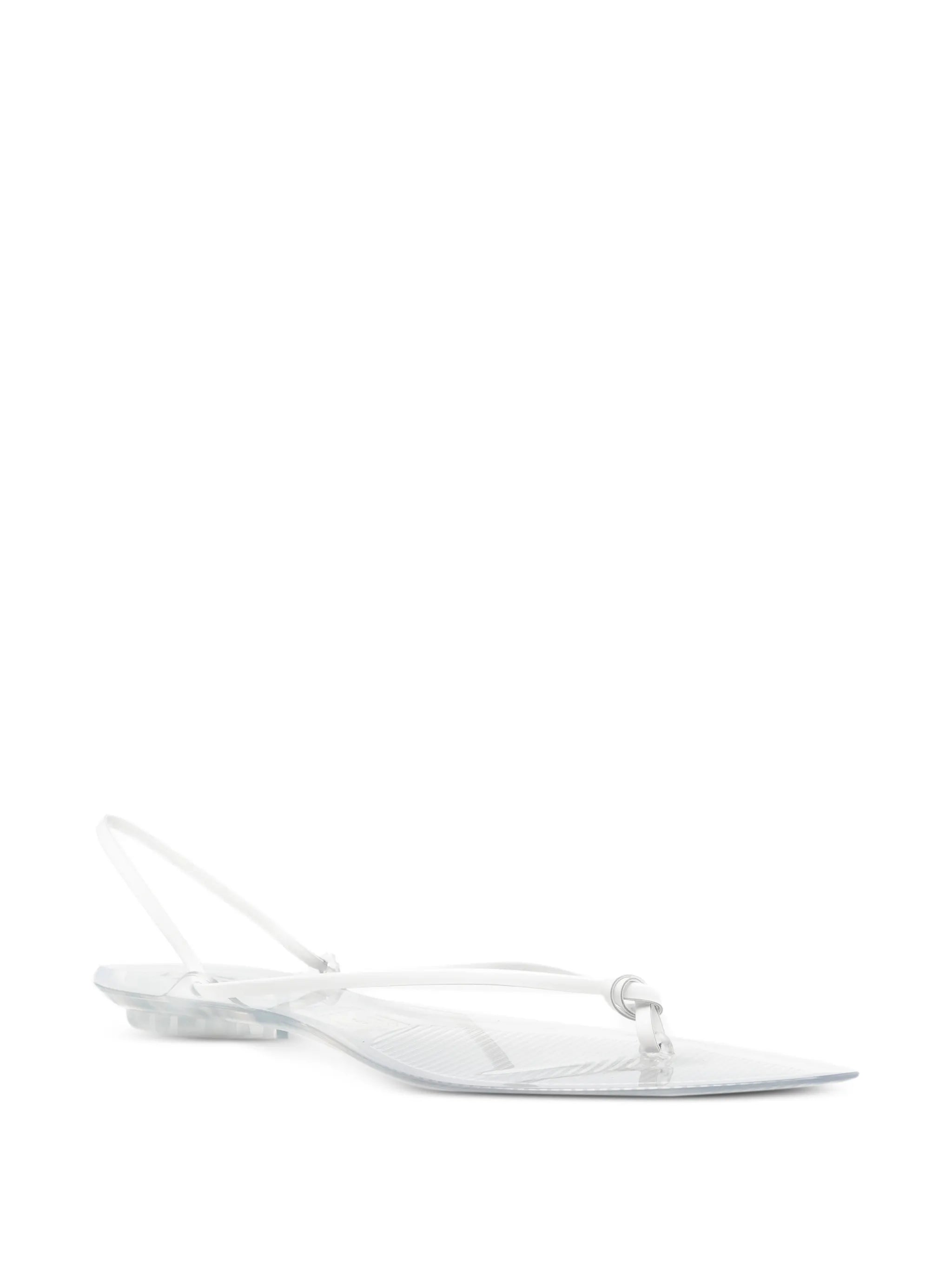 knot-detail slingback sandals