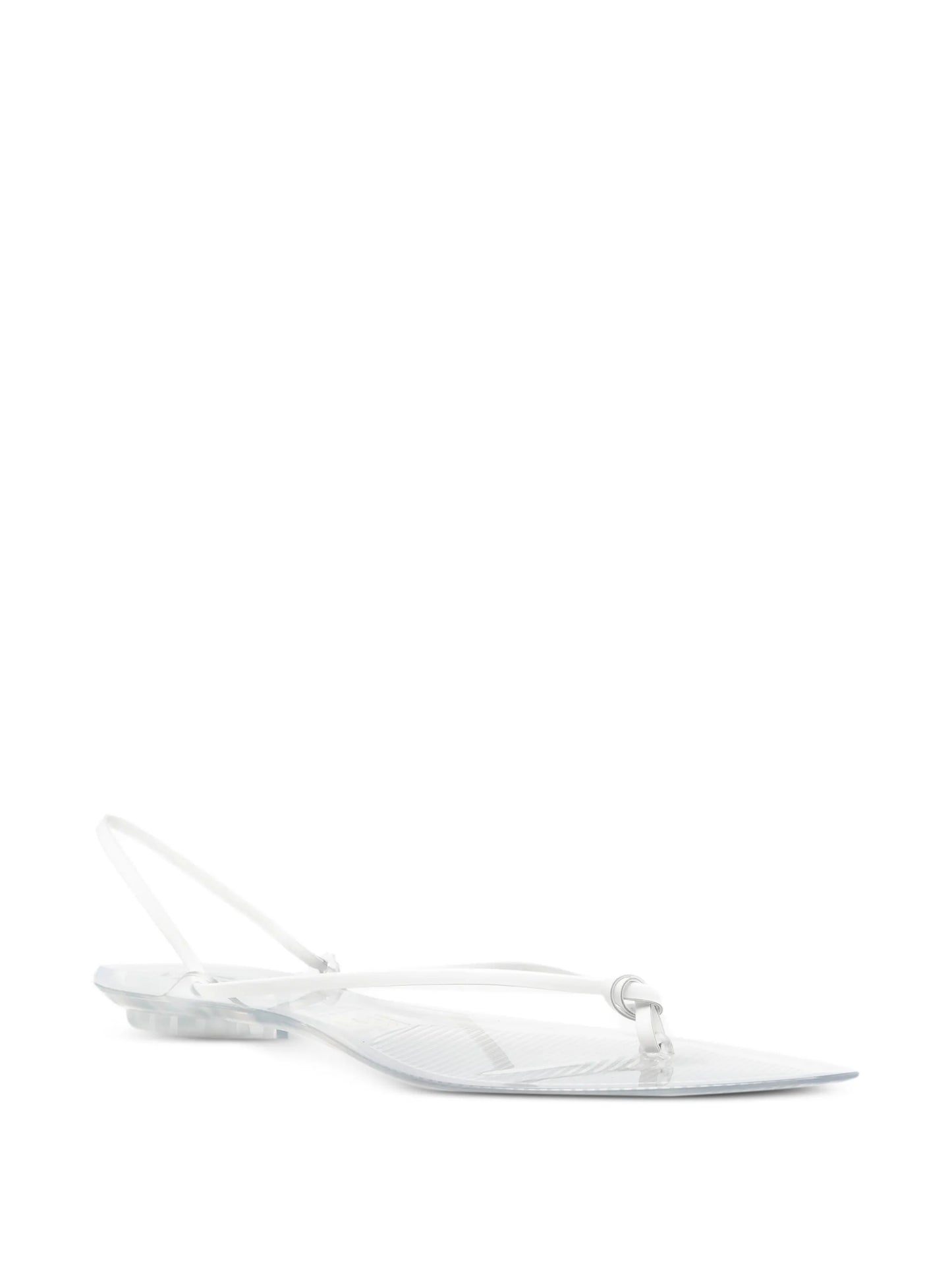 knot-detail slingback sandals