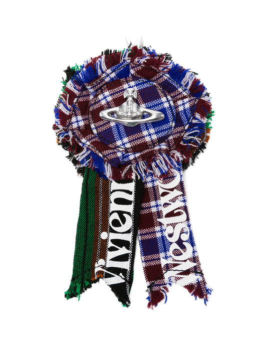 Rosette Orb tartan charm