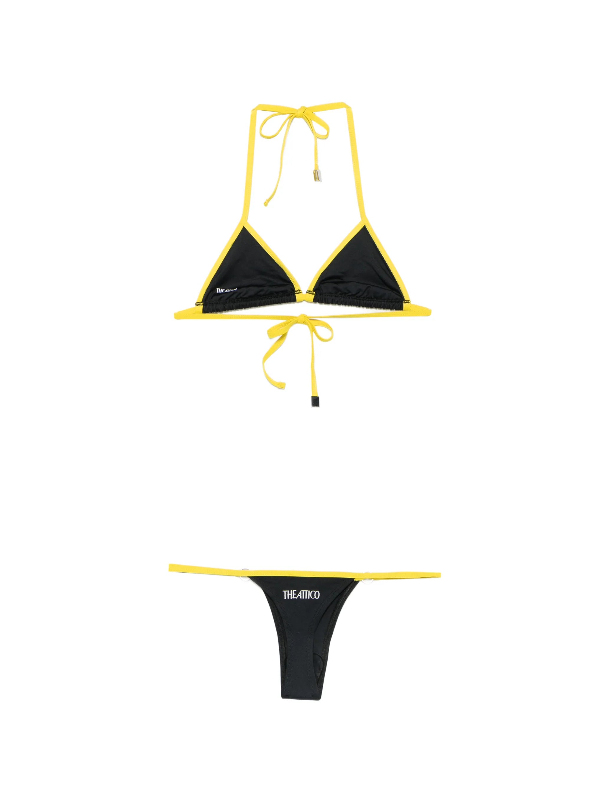 logo-print triangle-cup bikini