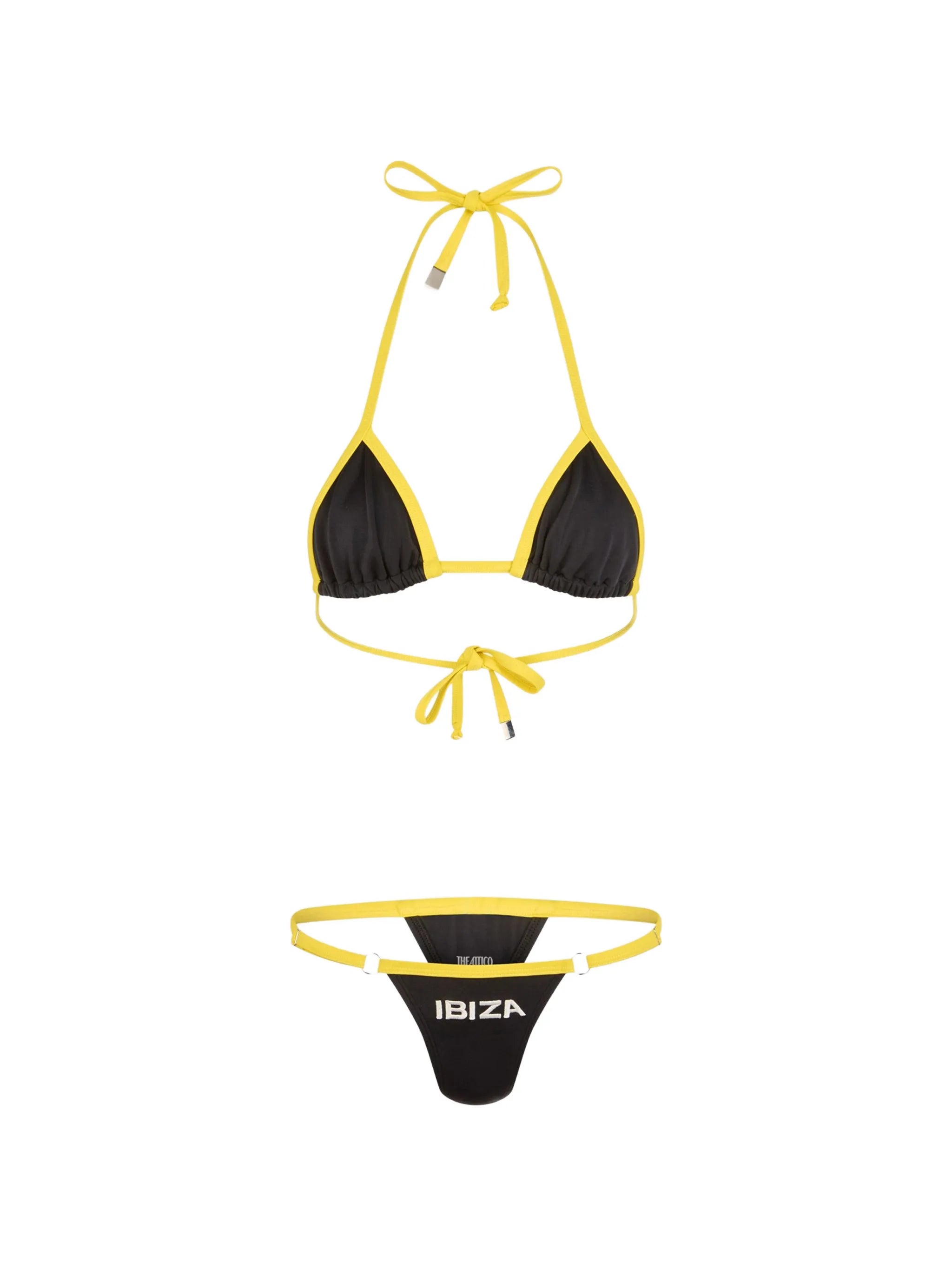 logo-print triangle-cup bikini