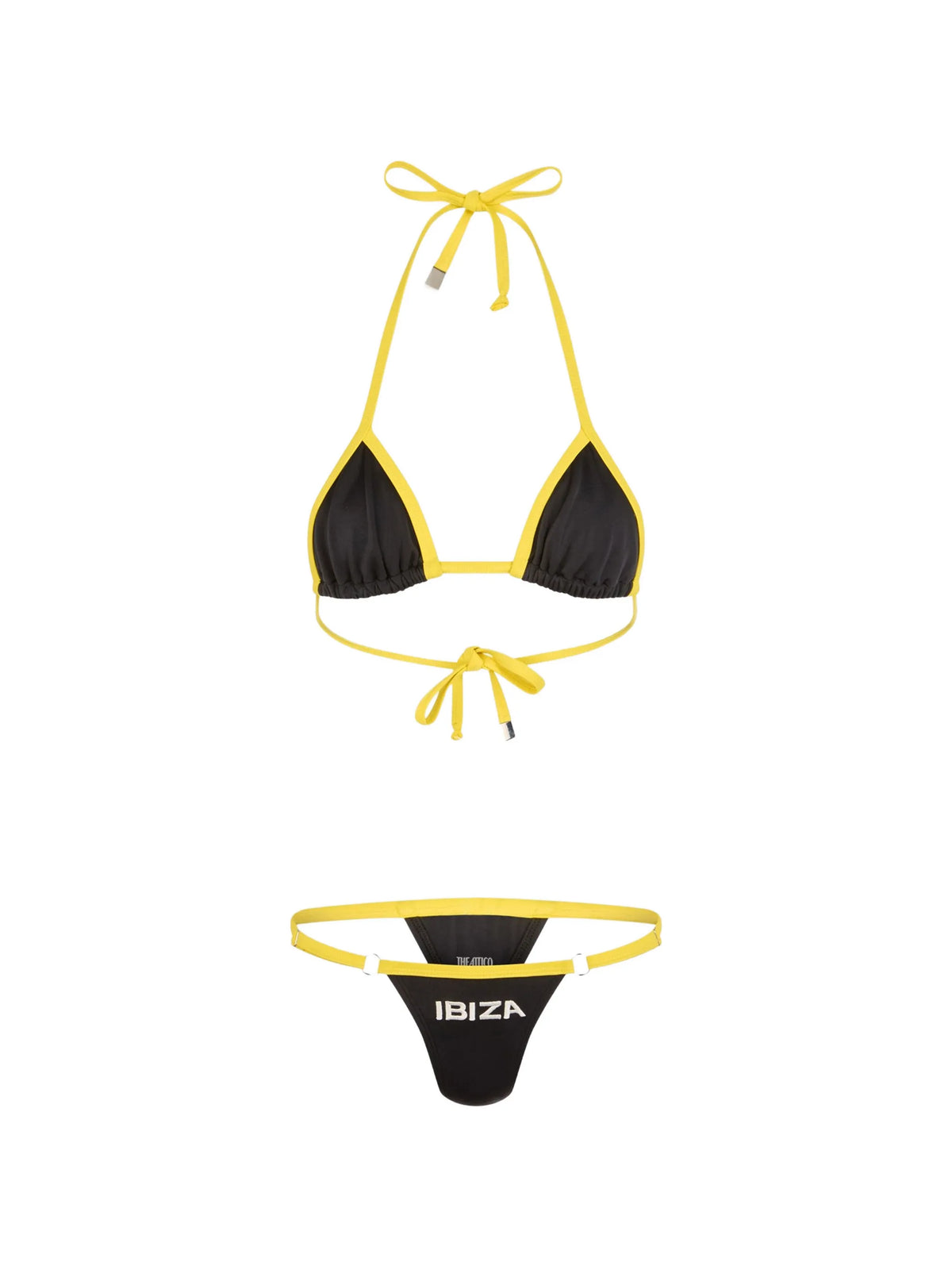logo-print triangle-cup bikini