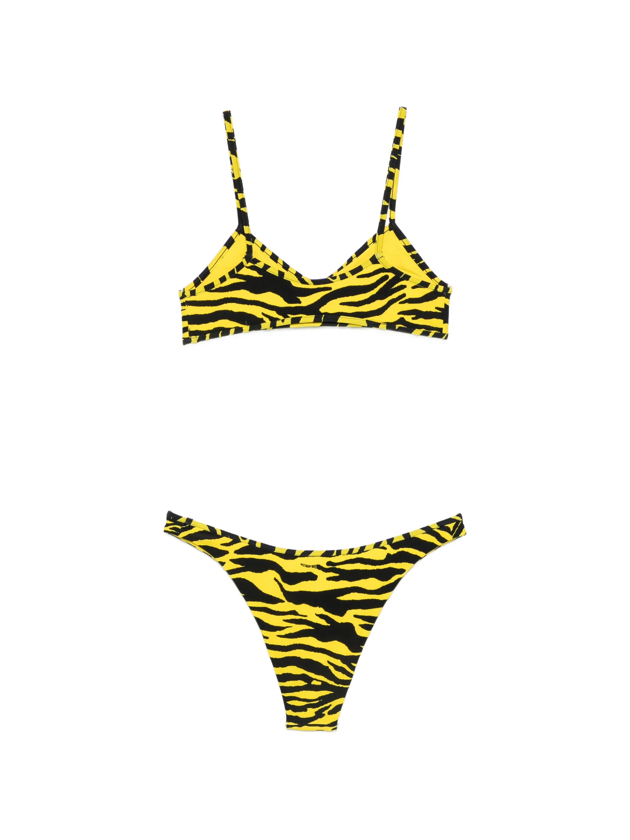tiger-print bikini
