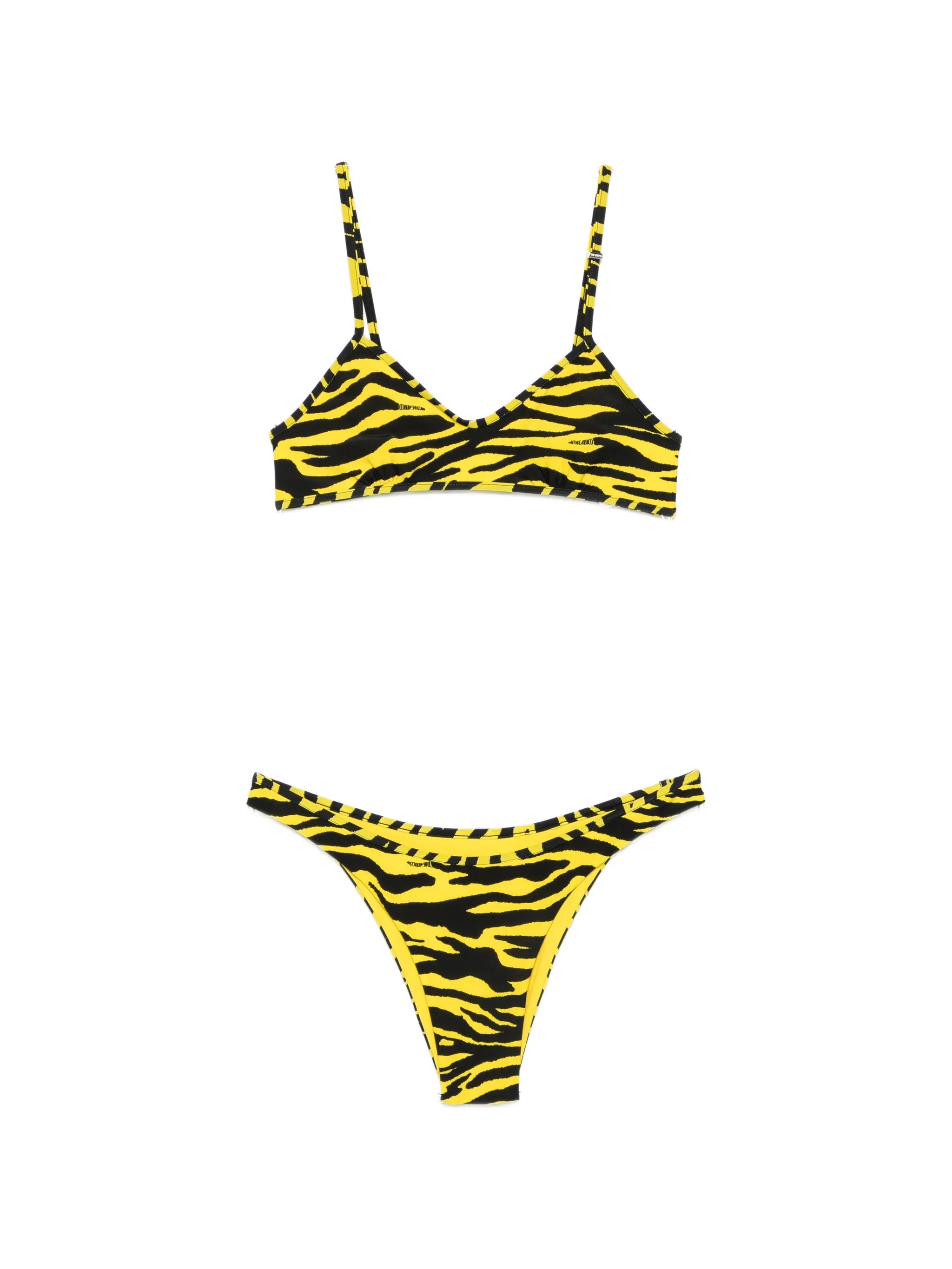 tiger-print bikini