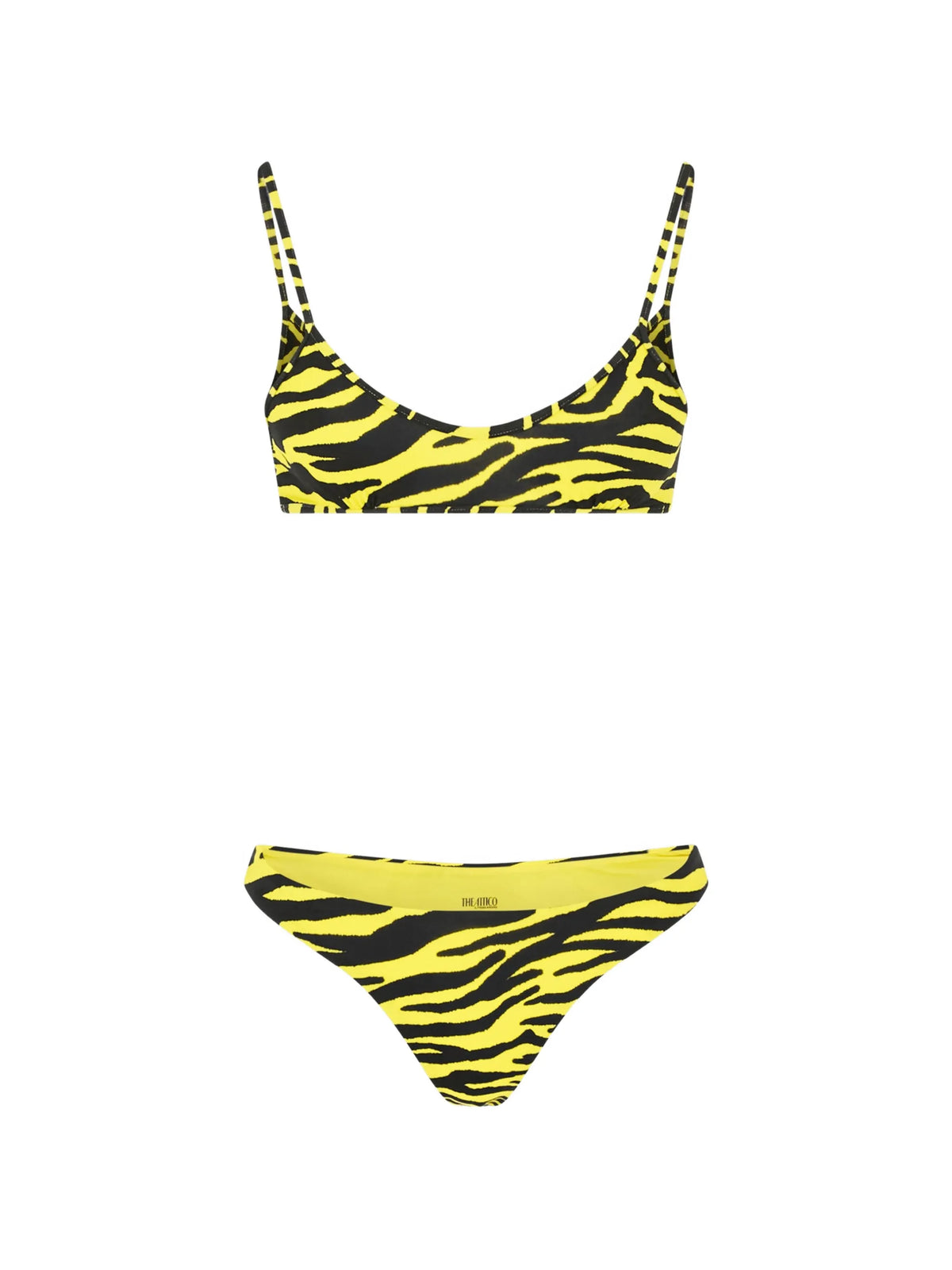 black and yellow bikini