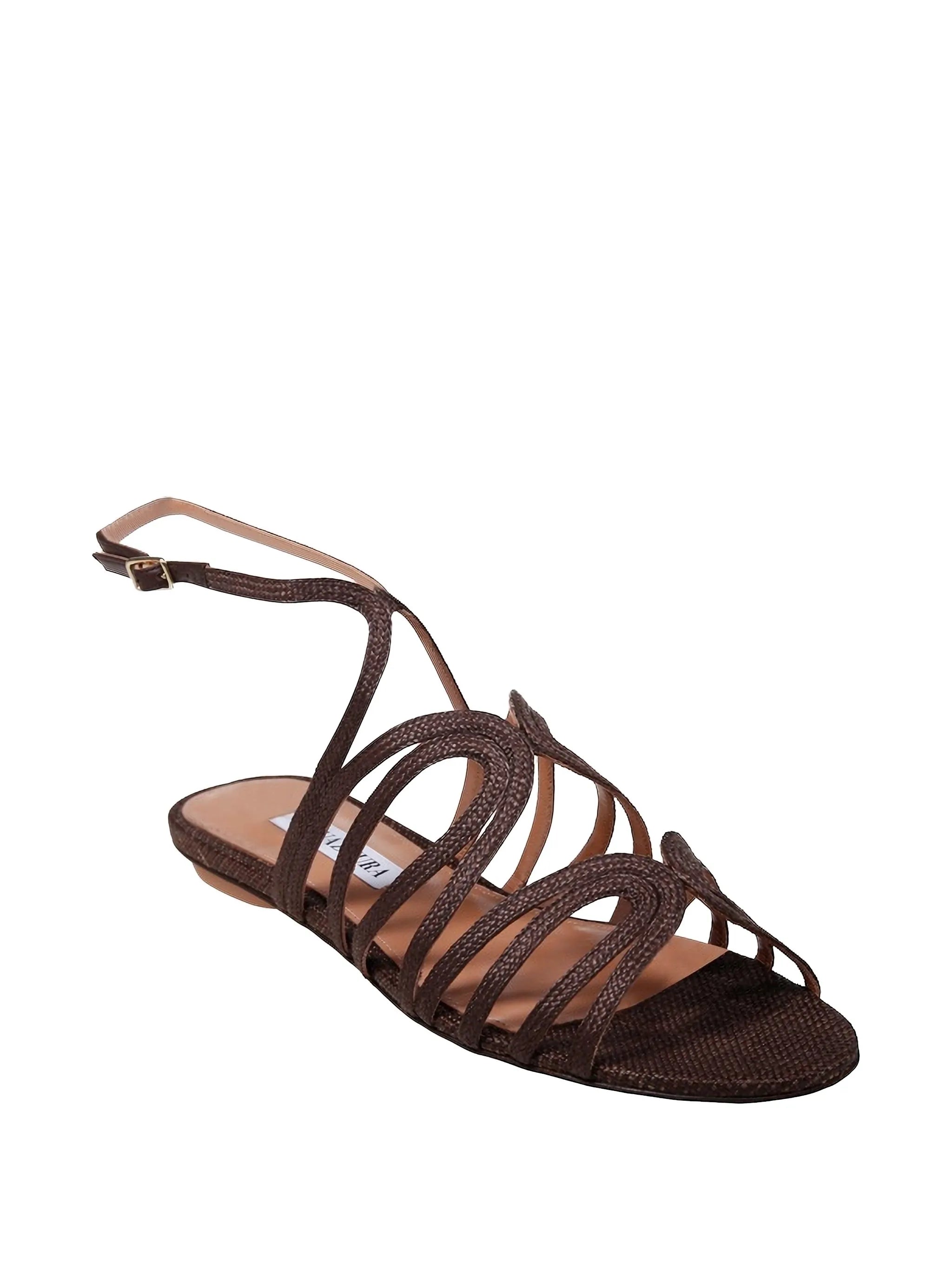 strappy buckle-fastening sandals