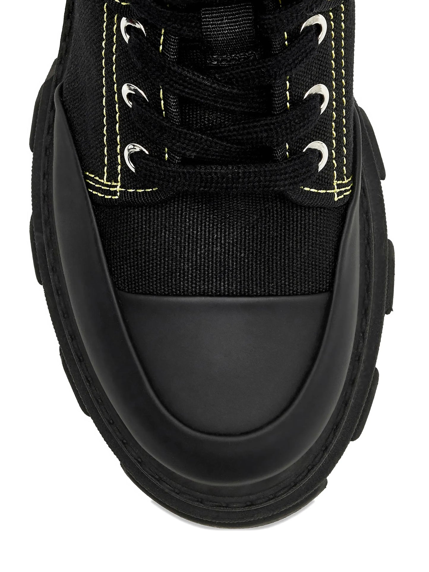 Trail contrast-stitch combat boots