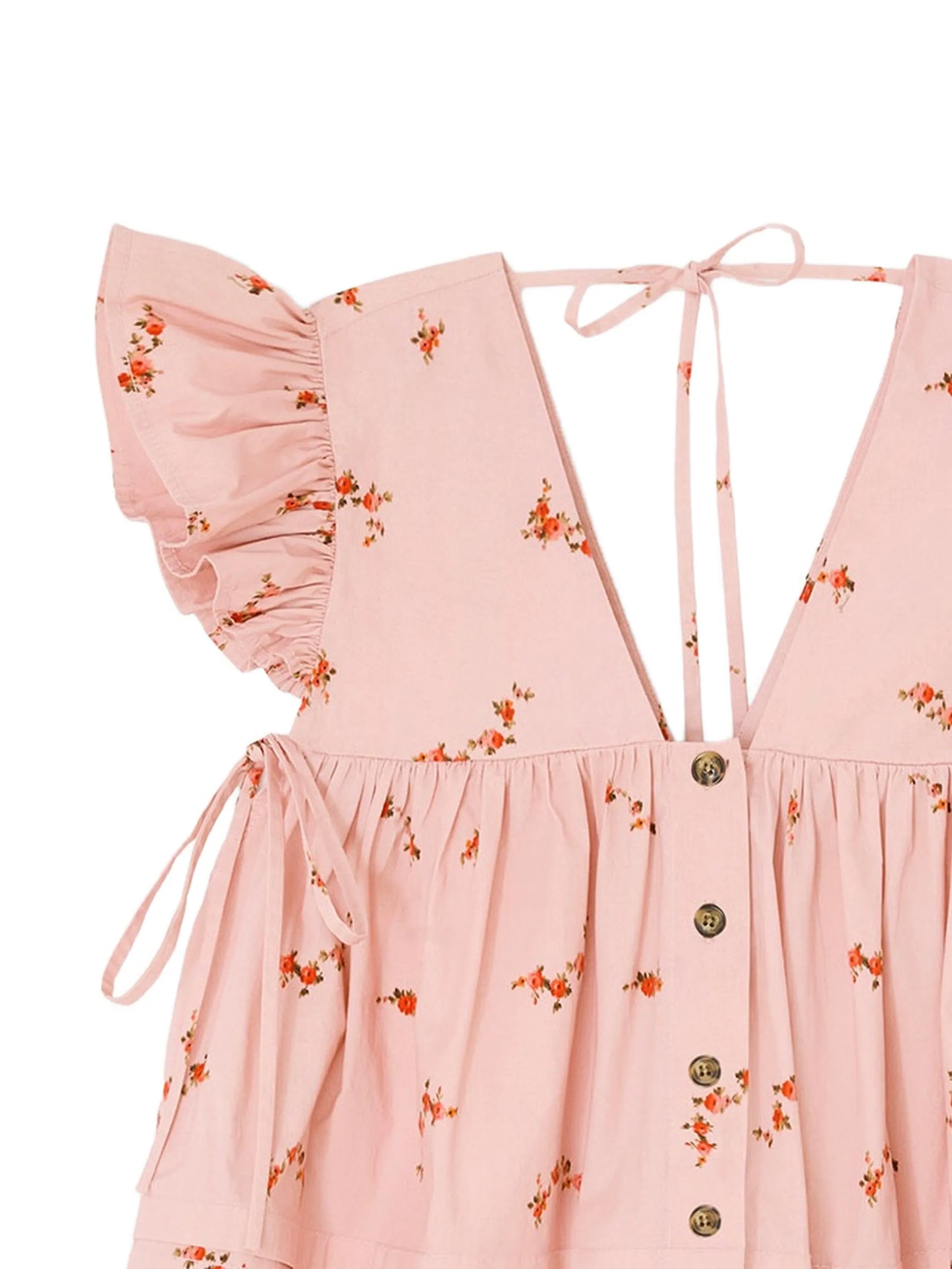 blouse in pink cotton