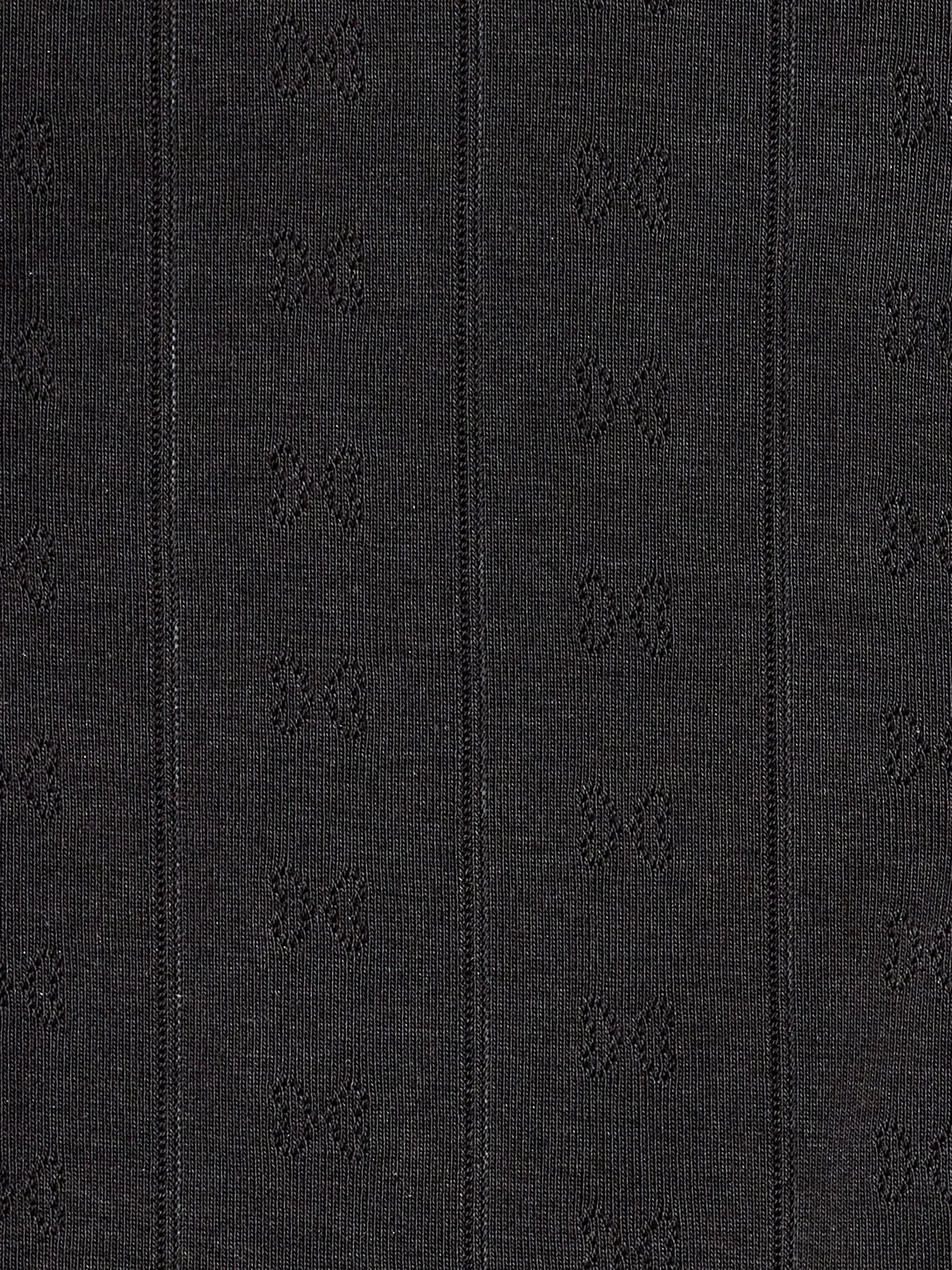 pointelle-knit cardigan