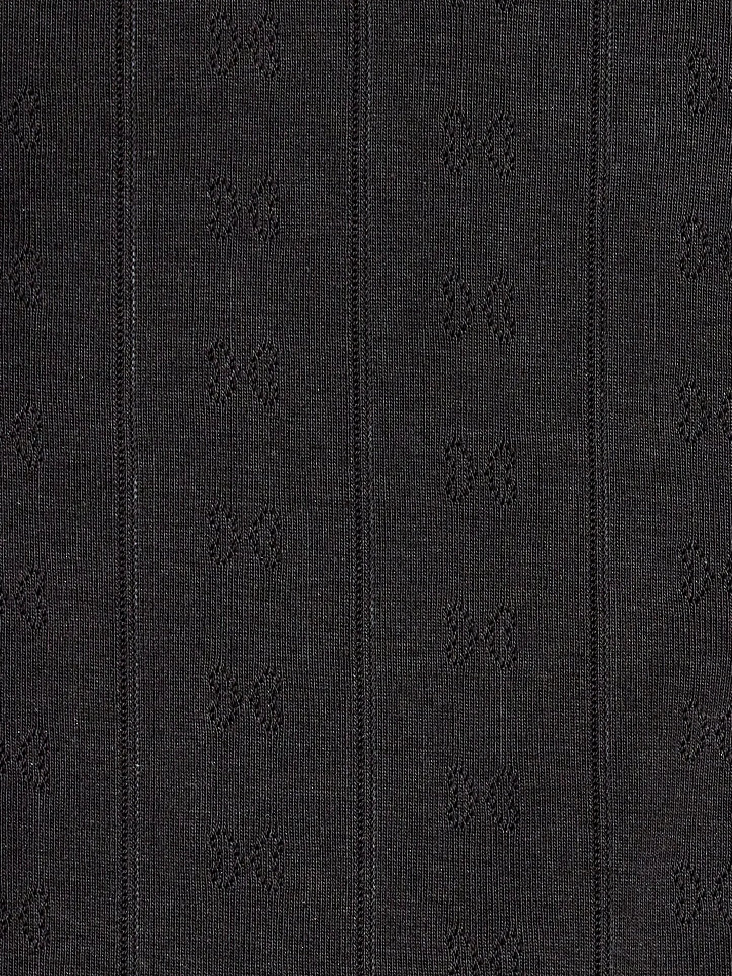 pointelle-knit cardigan