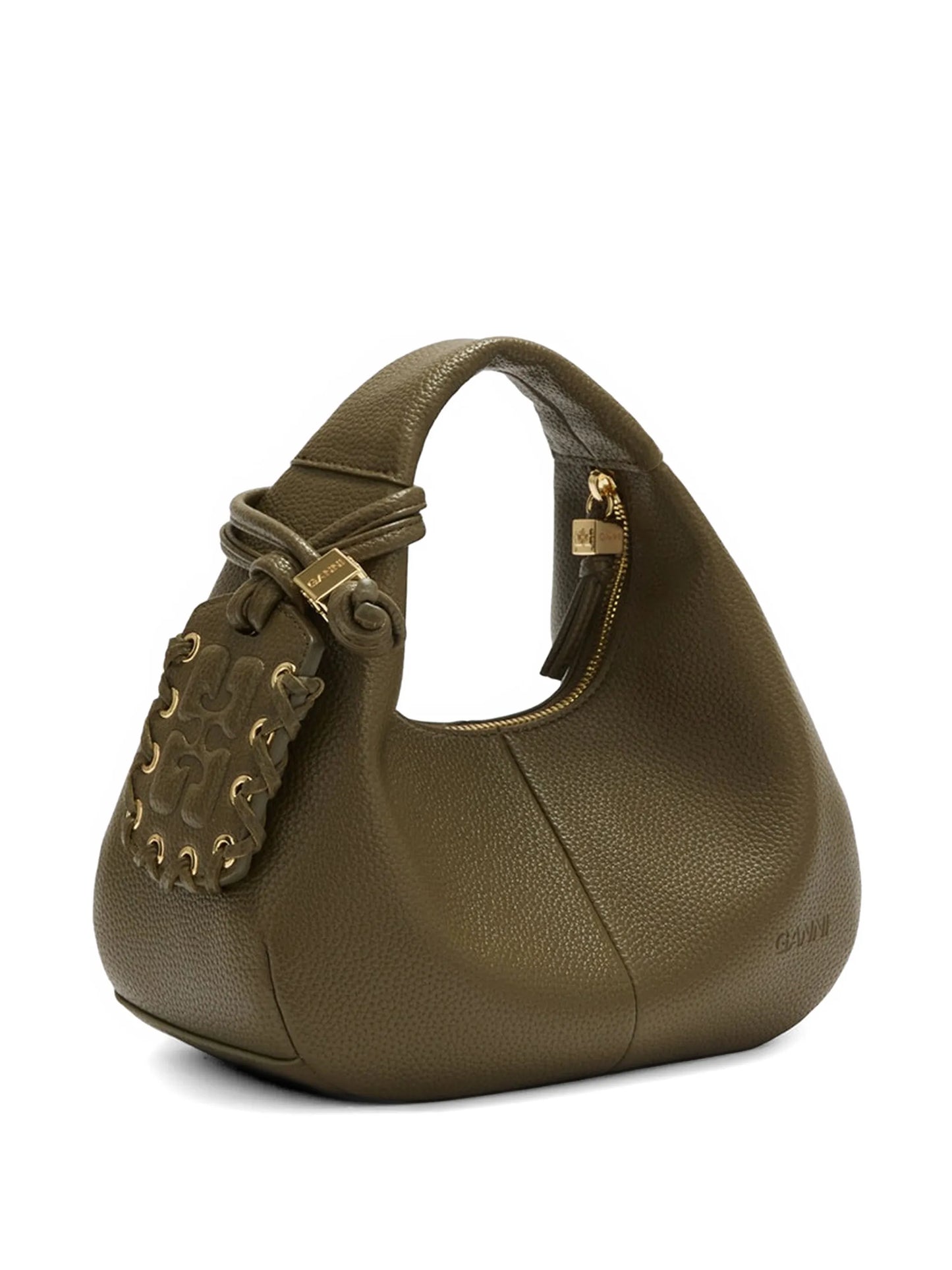 mini logo-plaque tote bag