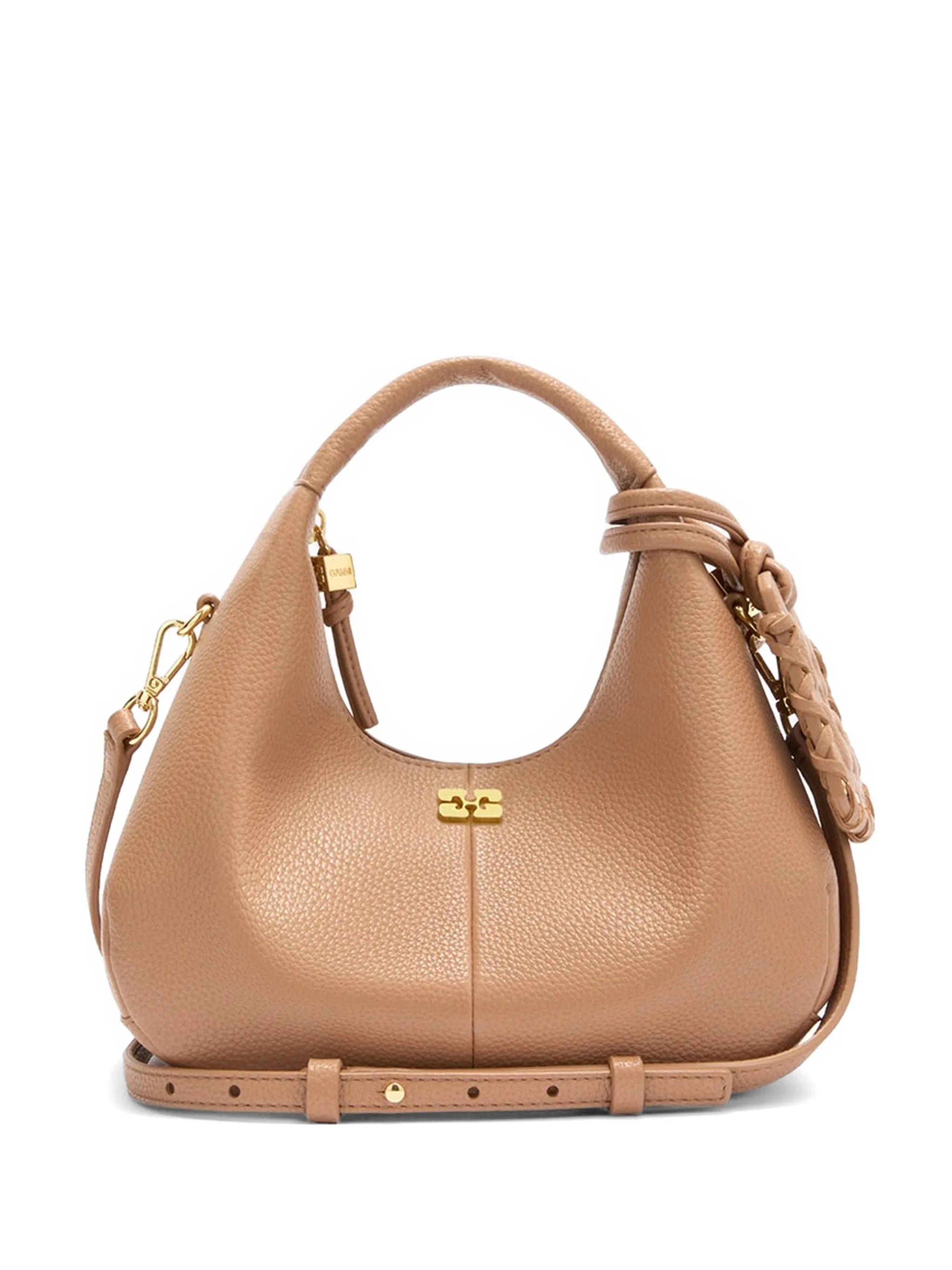 mini logo-plaque tote bag