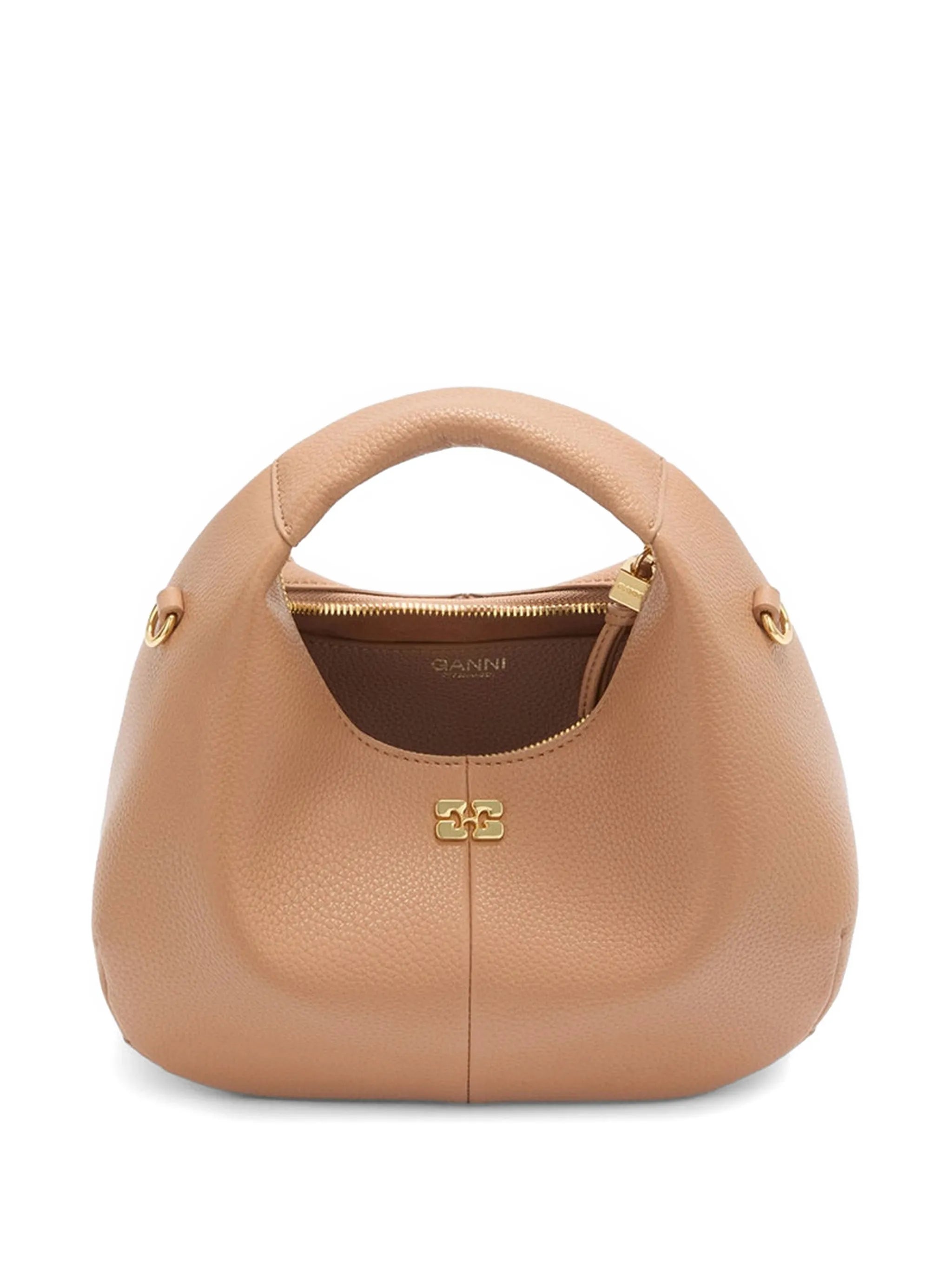 mini logo-plaque tote bag
