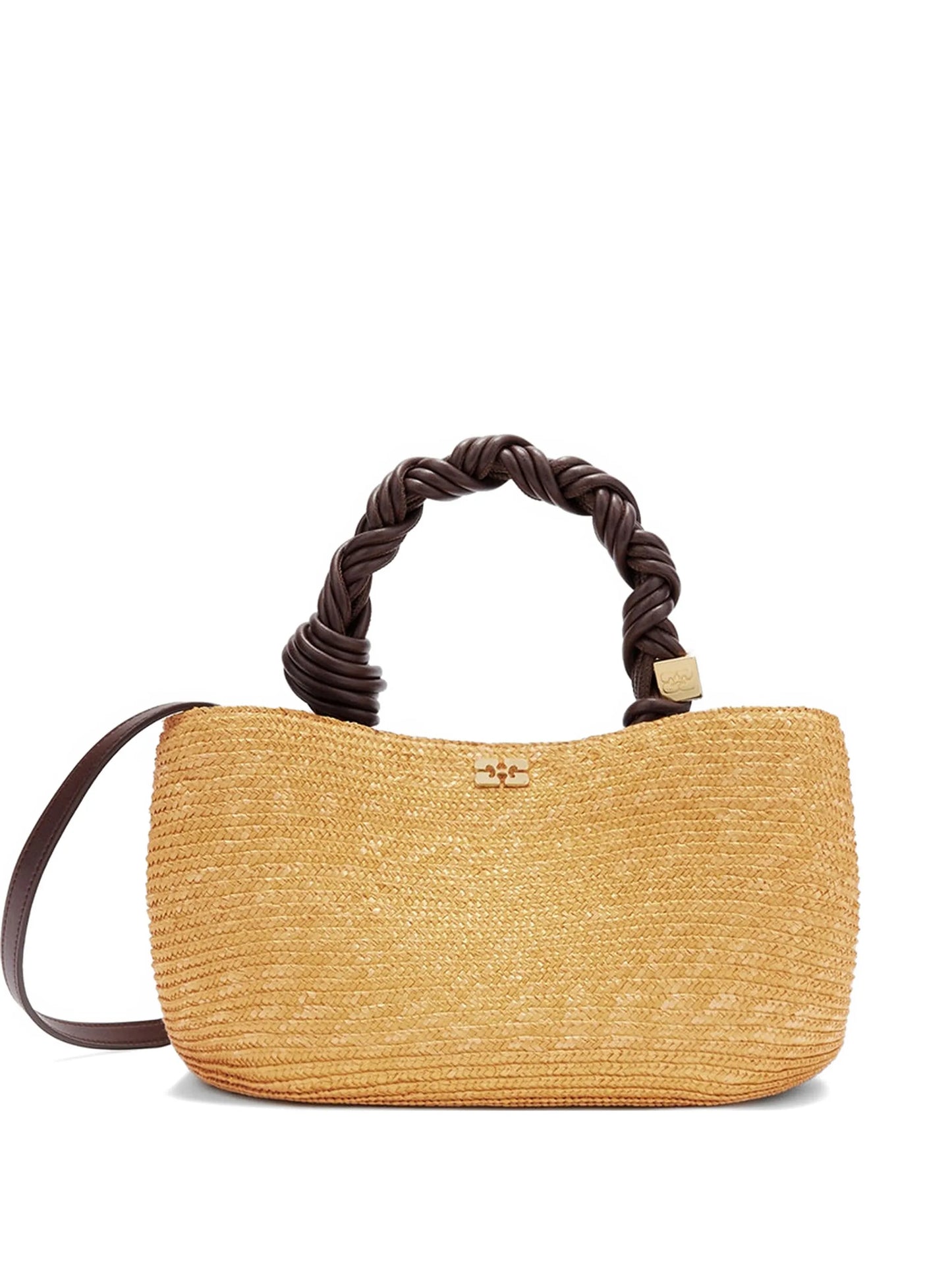 small Bou straw tote bag