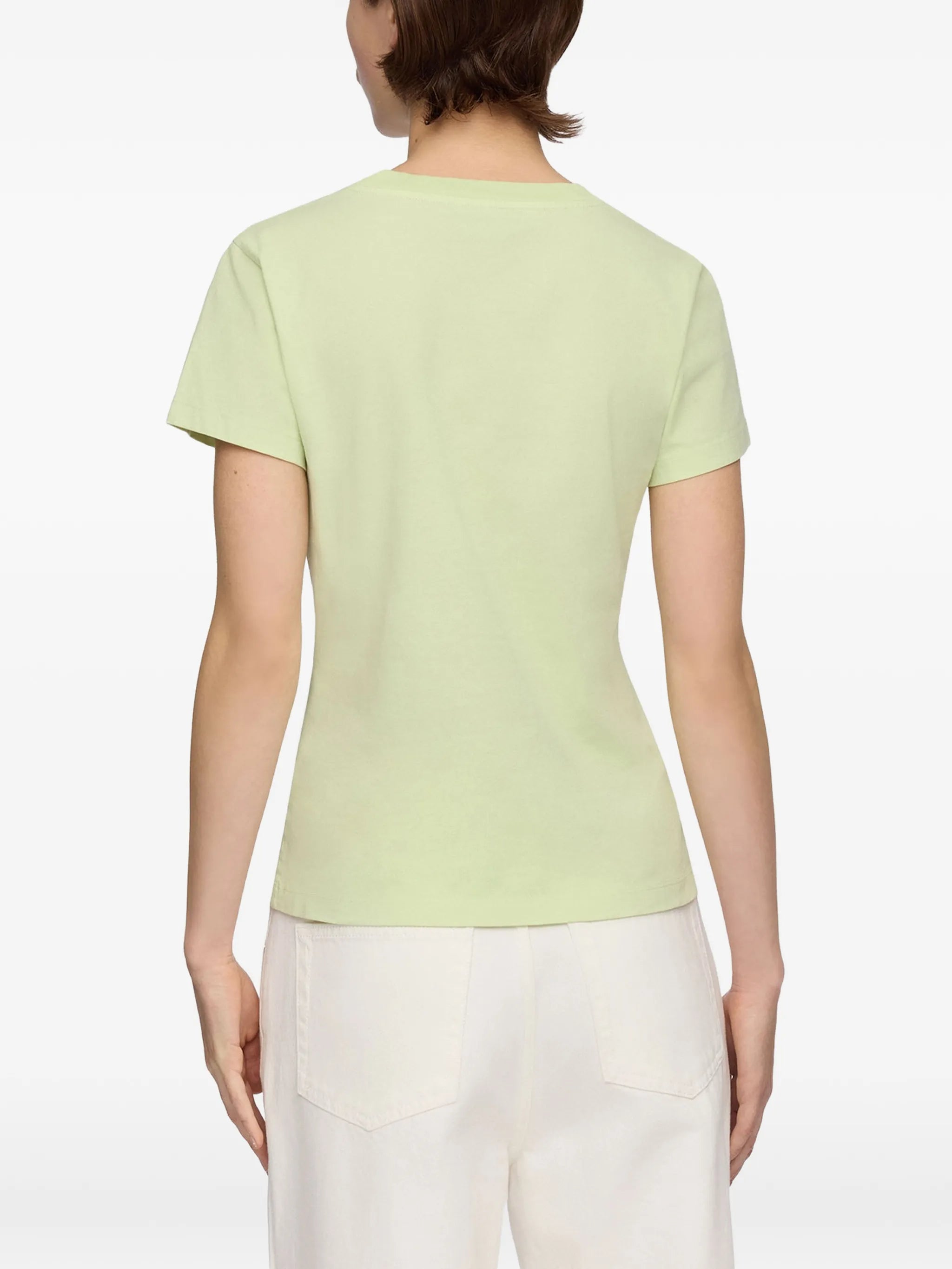tiger-print T-shirt