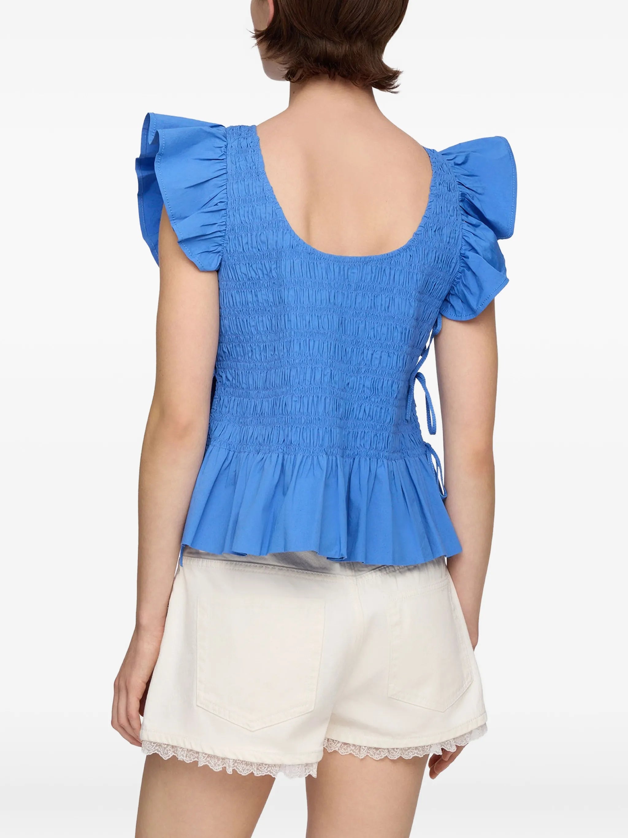 top in smocked cotton