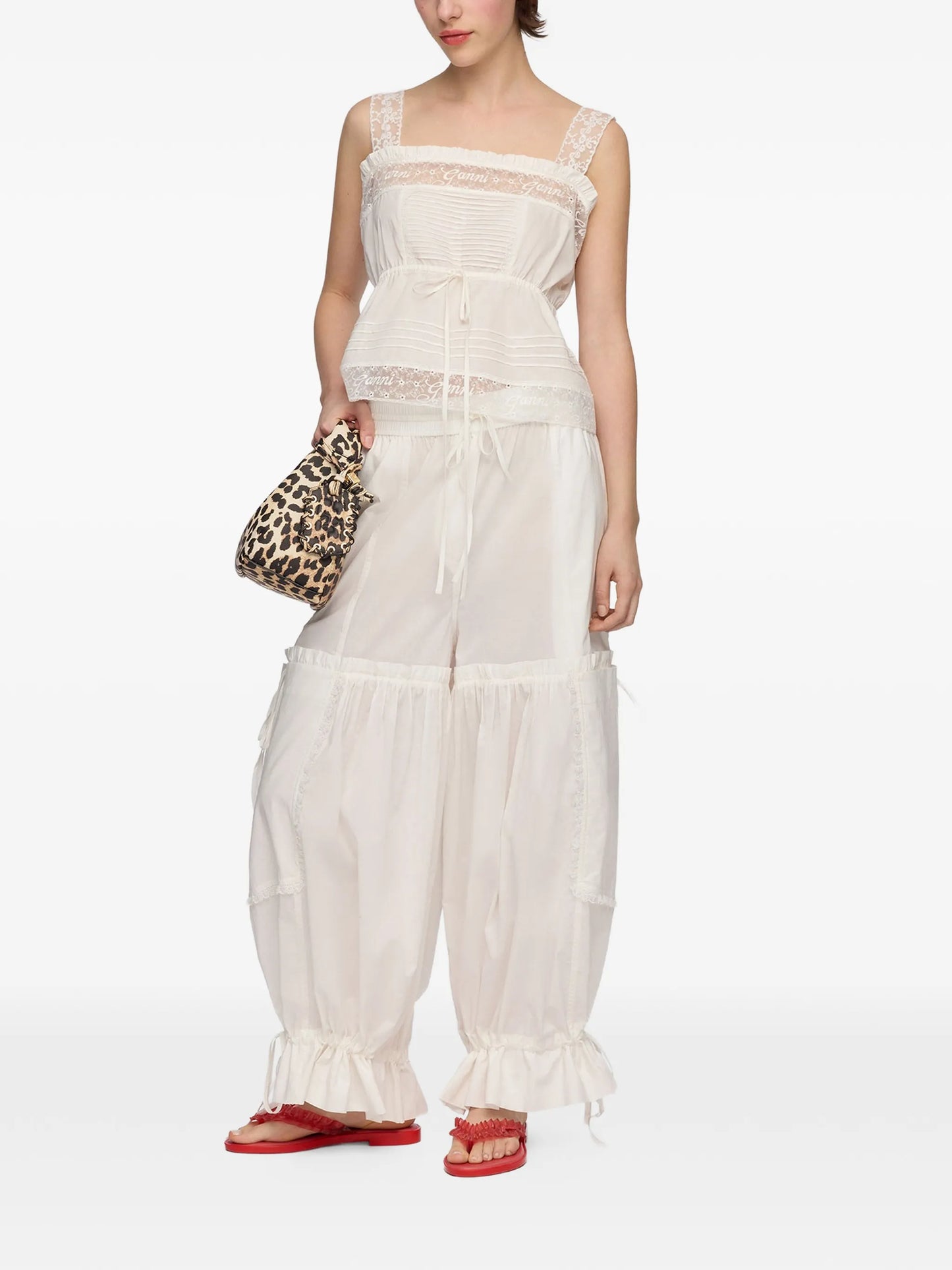 top in white cotton