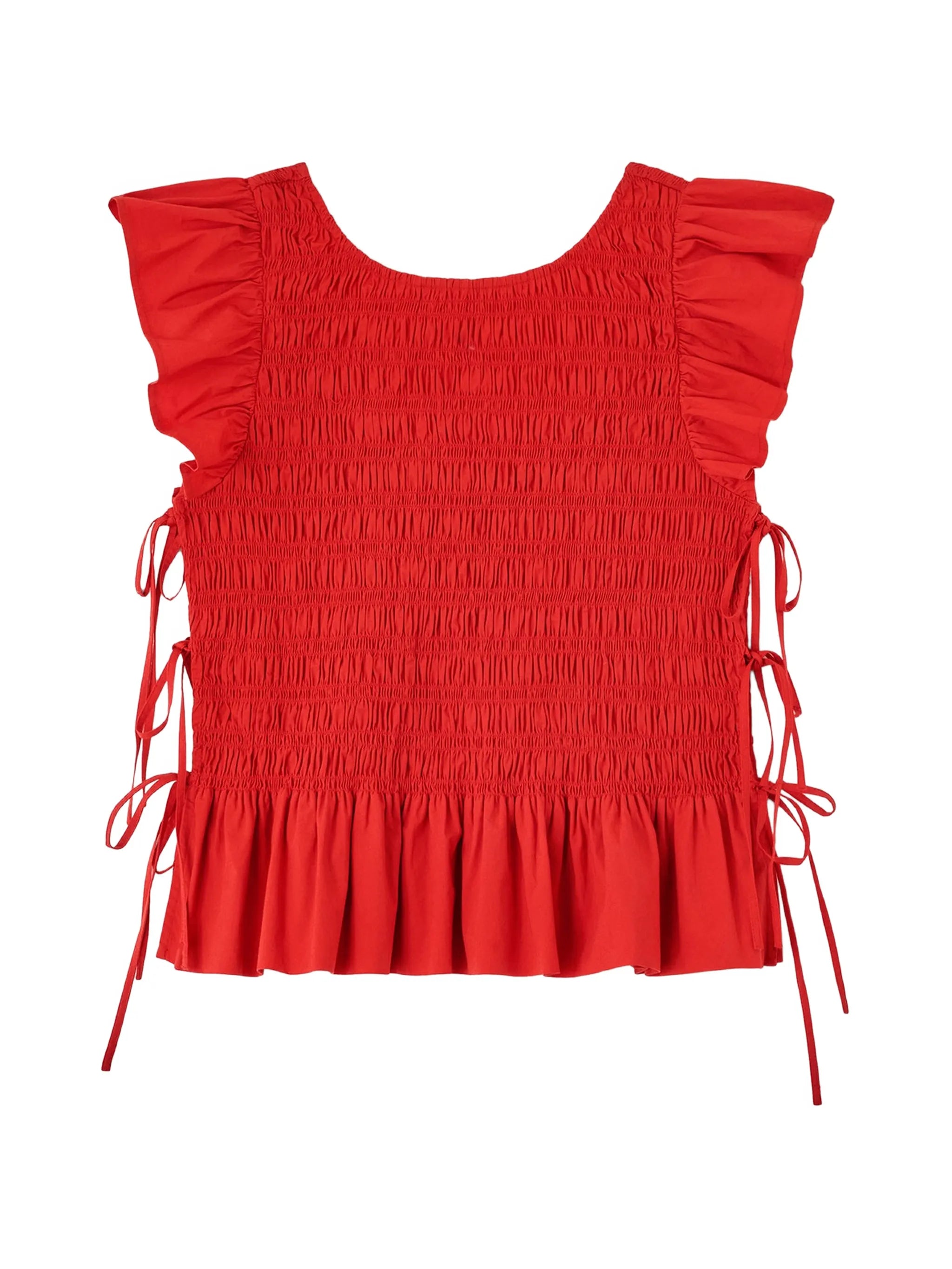 top in smocked cotton