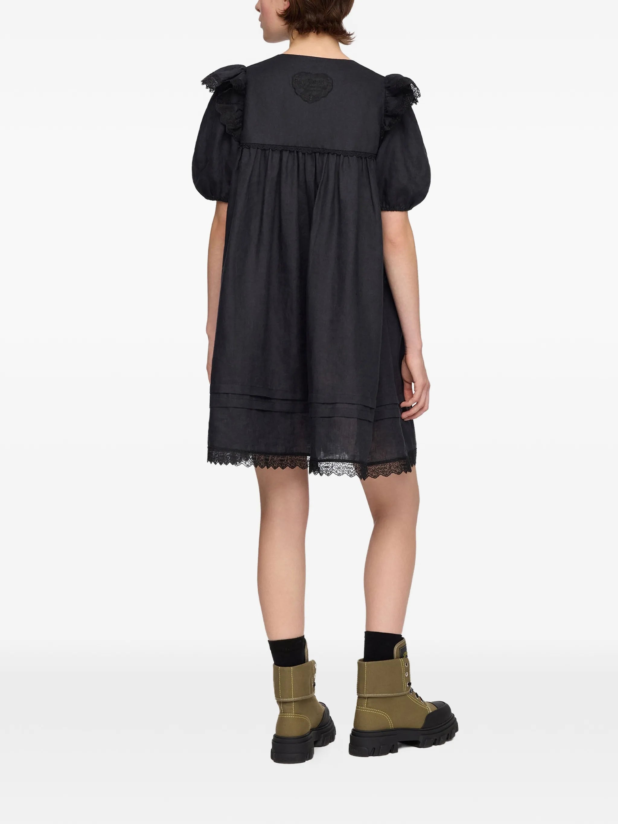 mini dress in linen