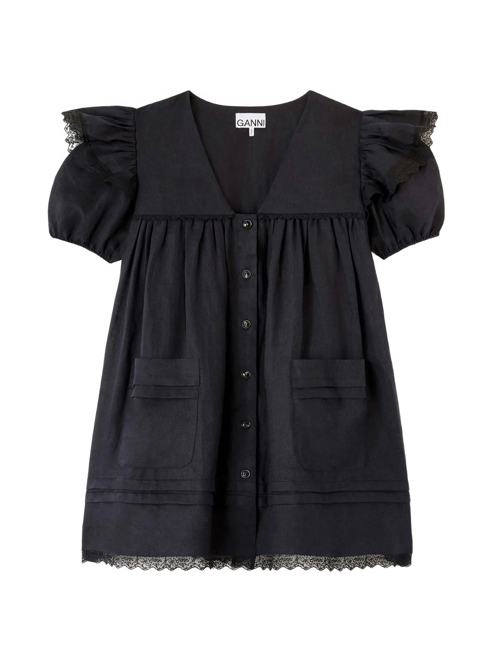 mini dress in linen