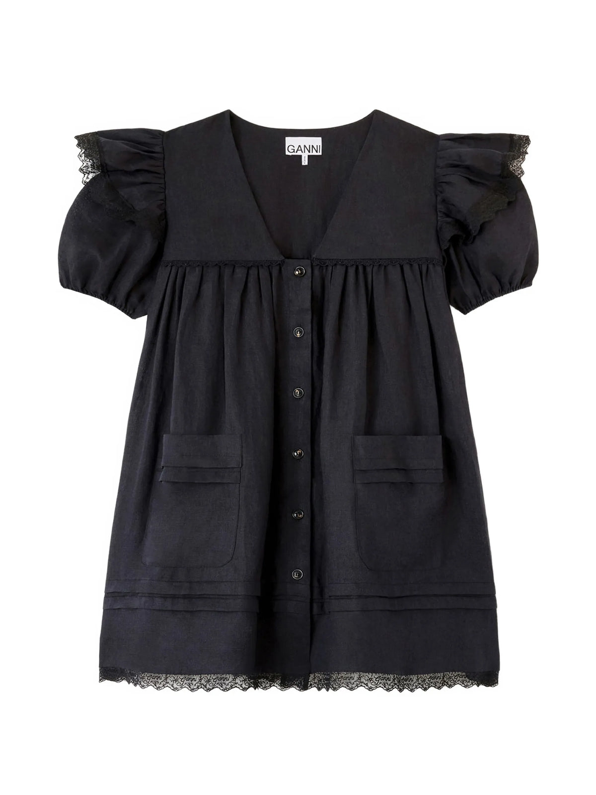 mini dress in linen