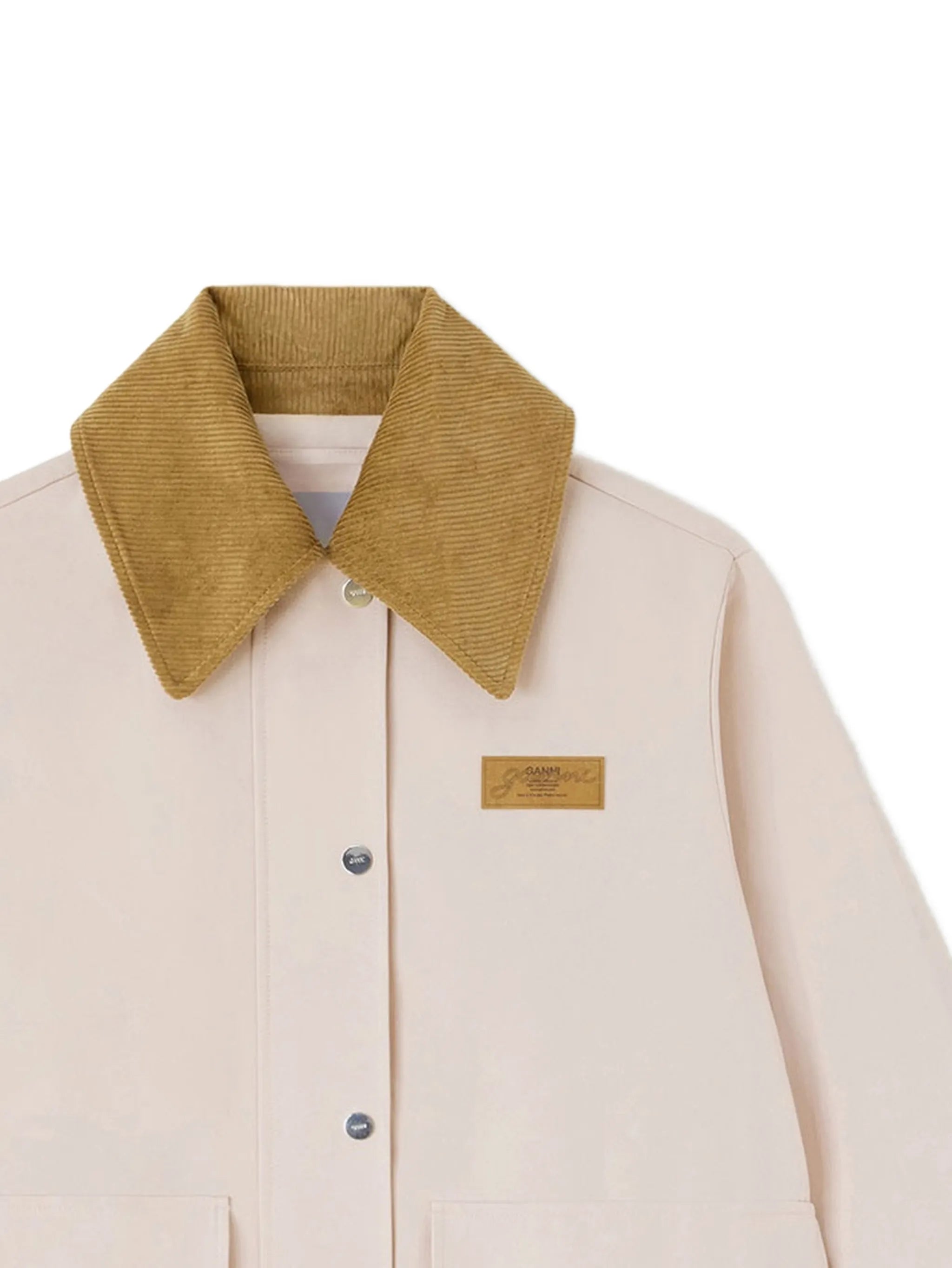 jacket in pink twill