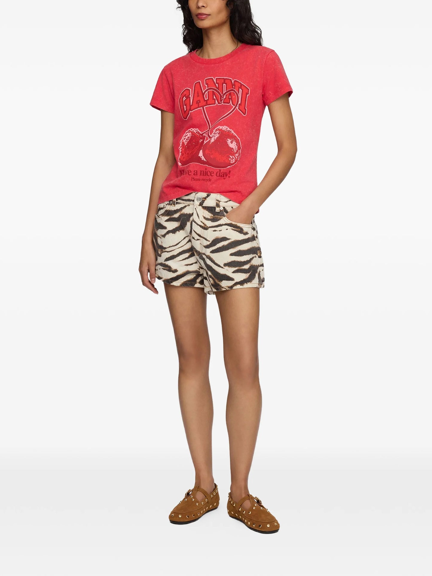 future T-shirt with cherry