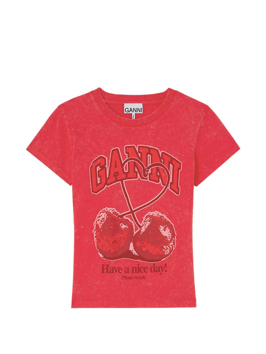 future T-shirt with cherry