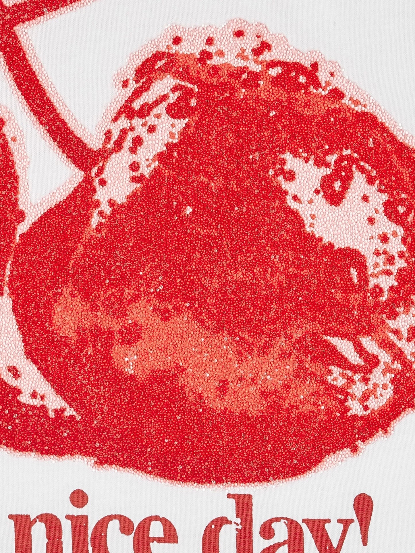 cherry-print T-shirt