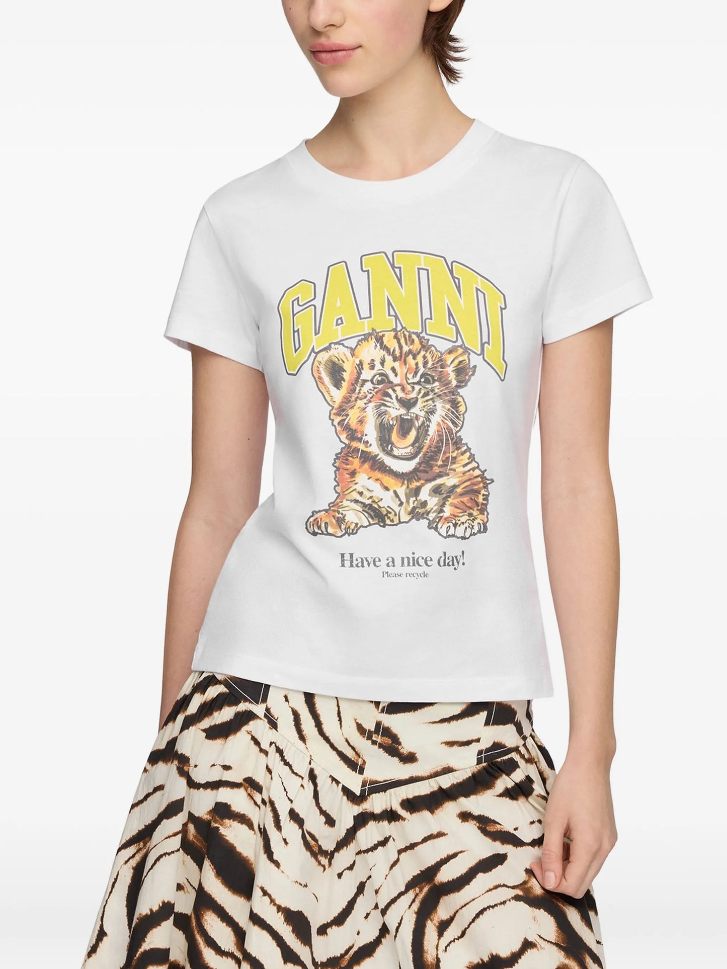 graphic-print T-shirt