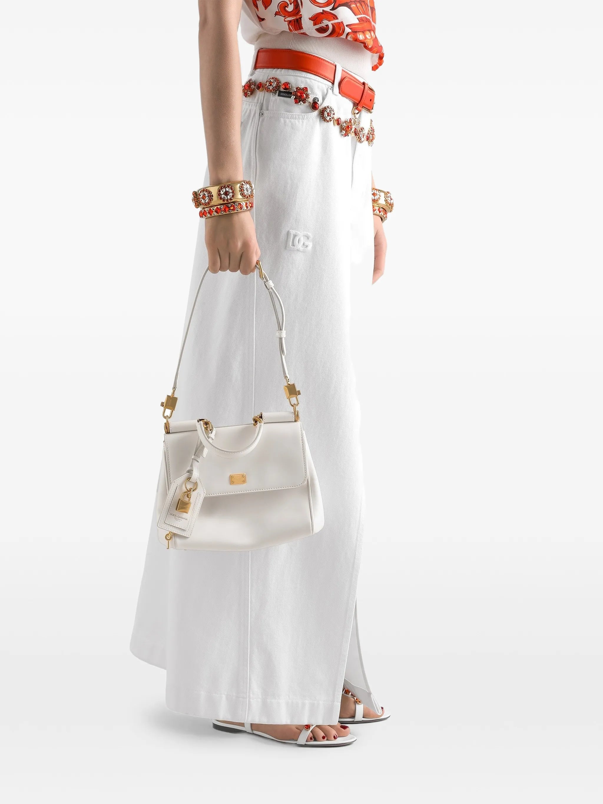 small My Sicily handbag in calfskin