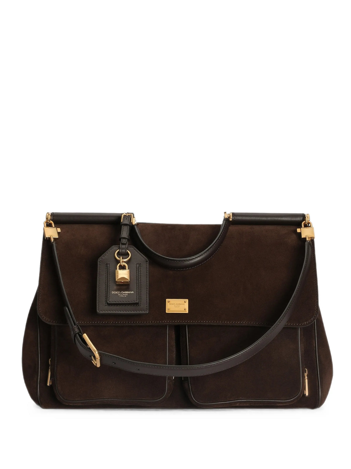 My Sicily handbag in split calfskin