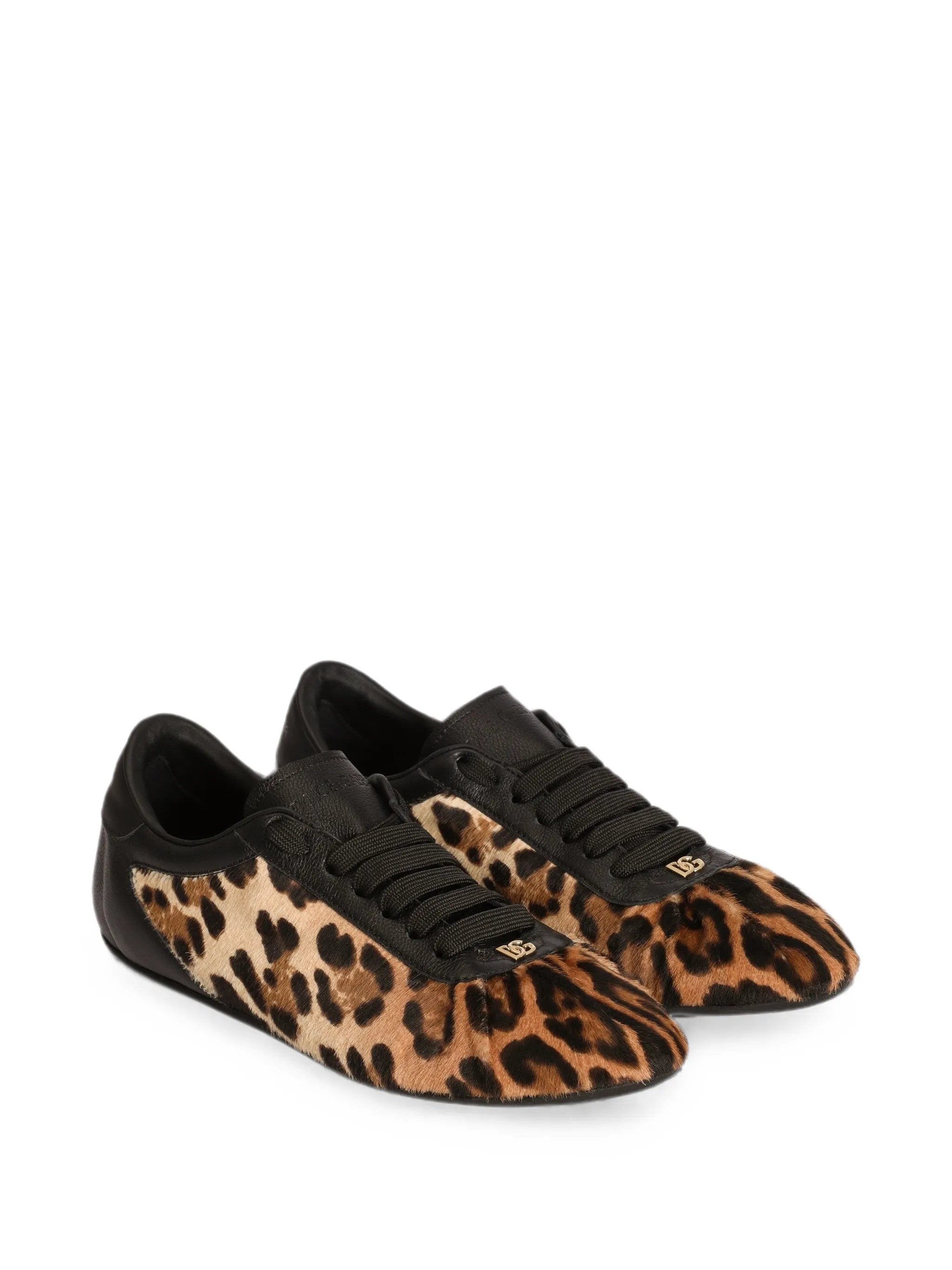 leo pony-hair ballet sneakers