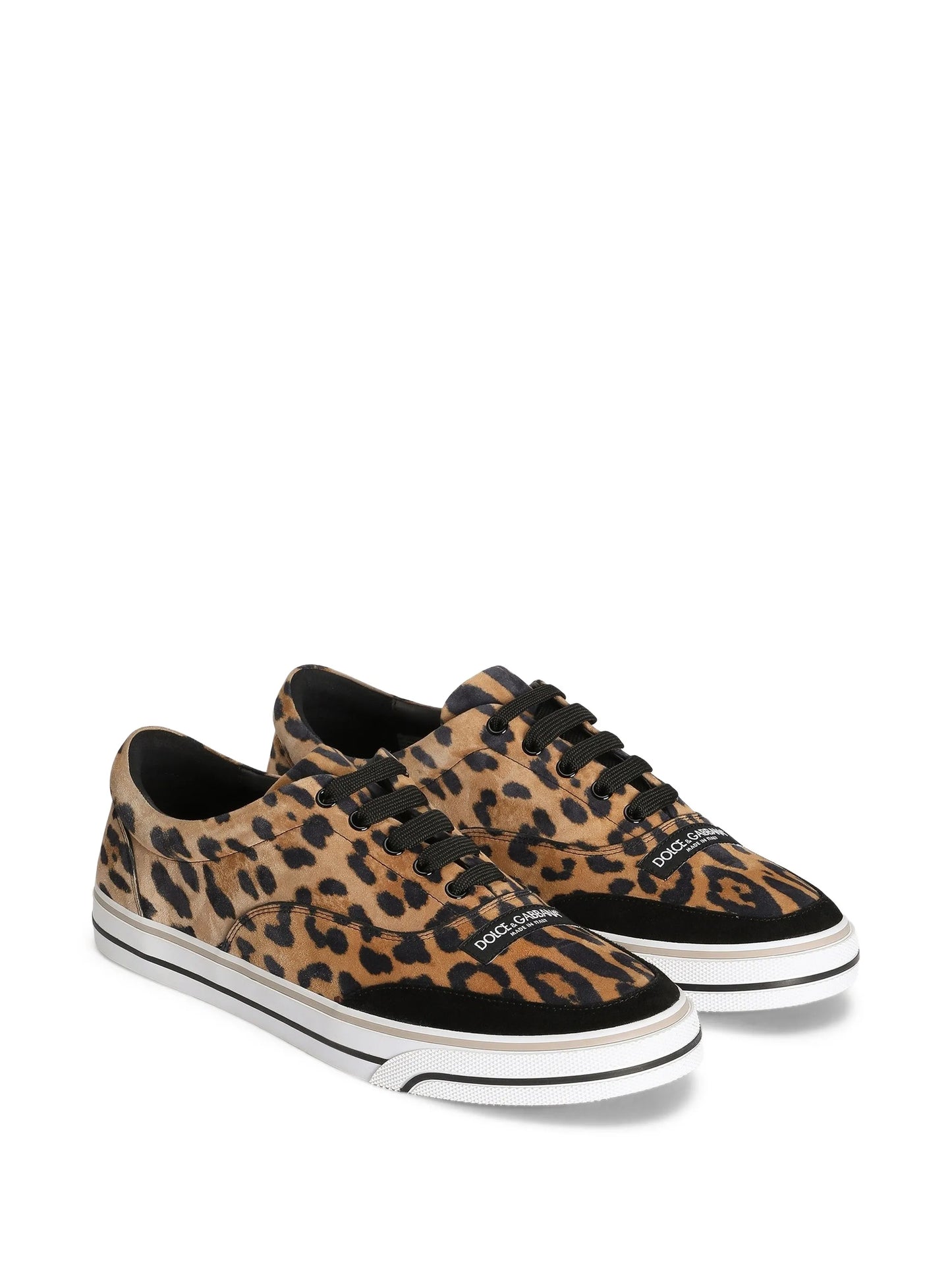 leopard-print sneakers