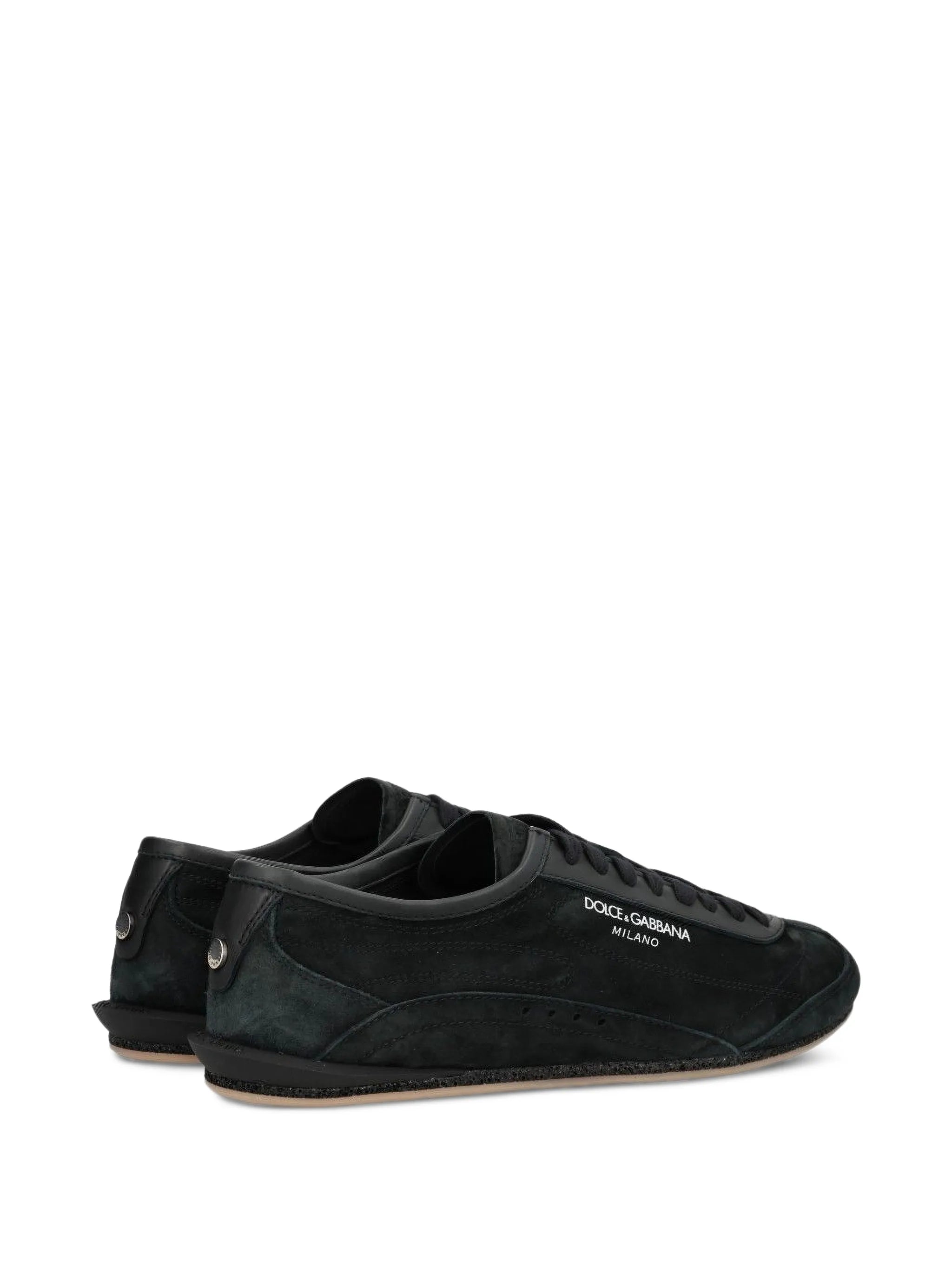 panelled logo-print sneakers