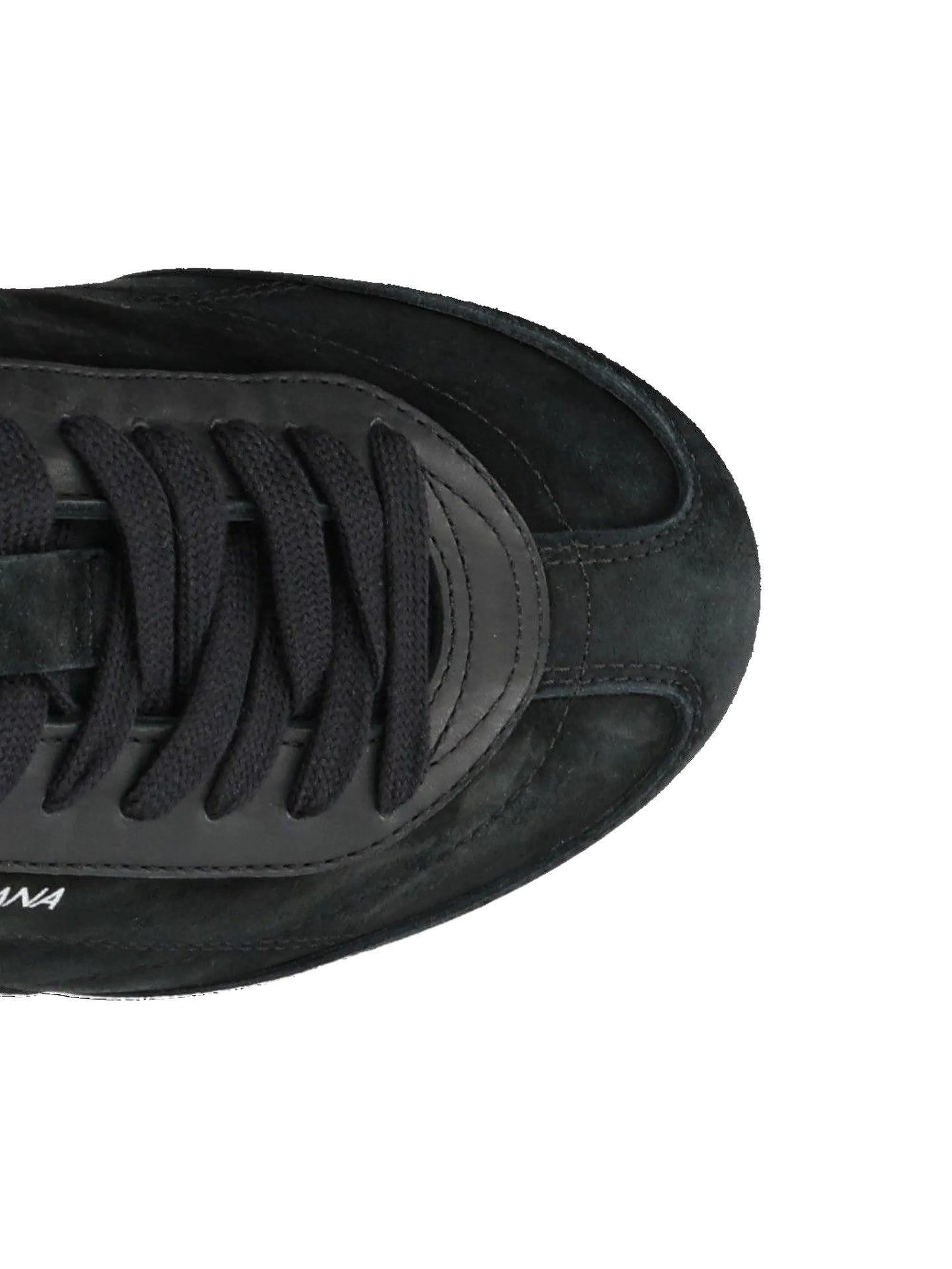 panelled logo-print sneakers