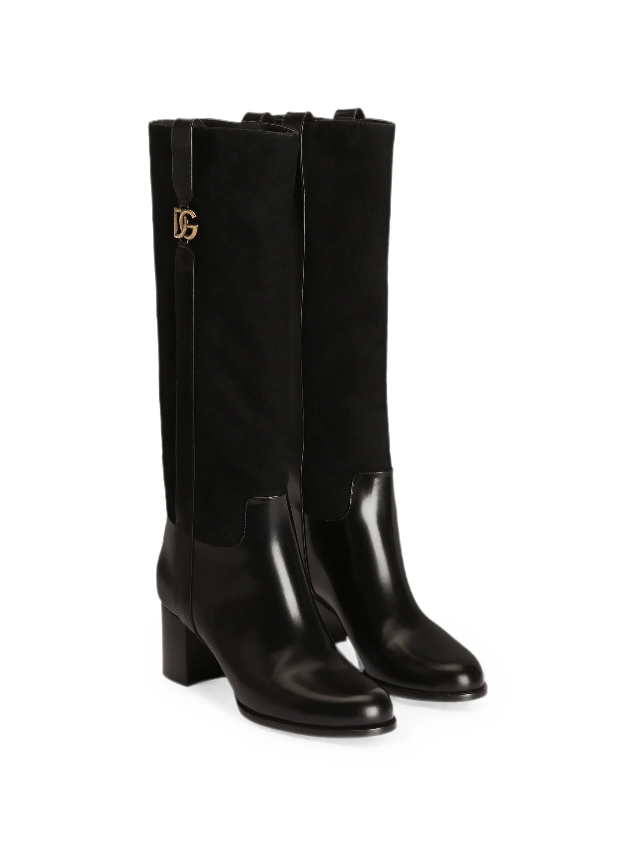 suede riding boots