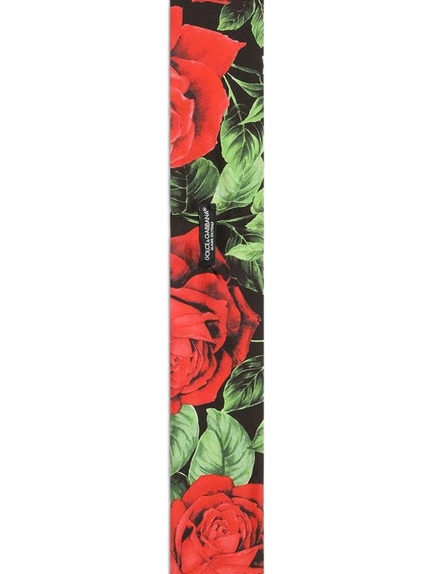 rose-print silk twill bandeau