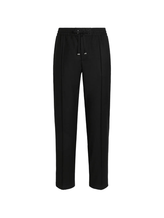 flannel jogging trousers