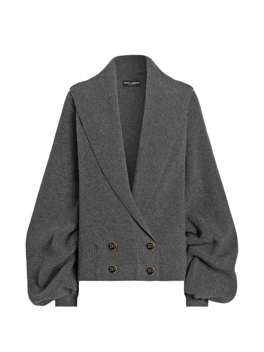 half english rib knit cardigan