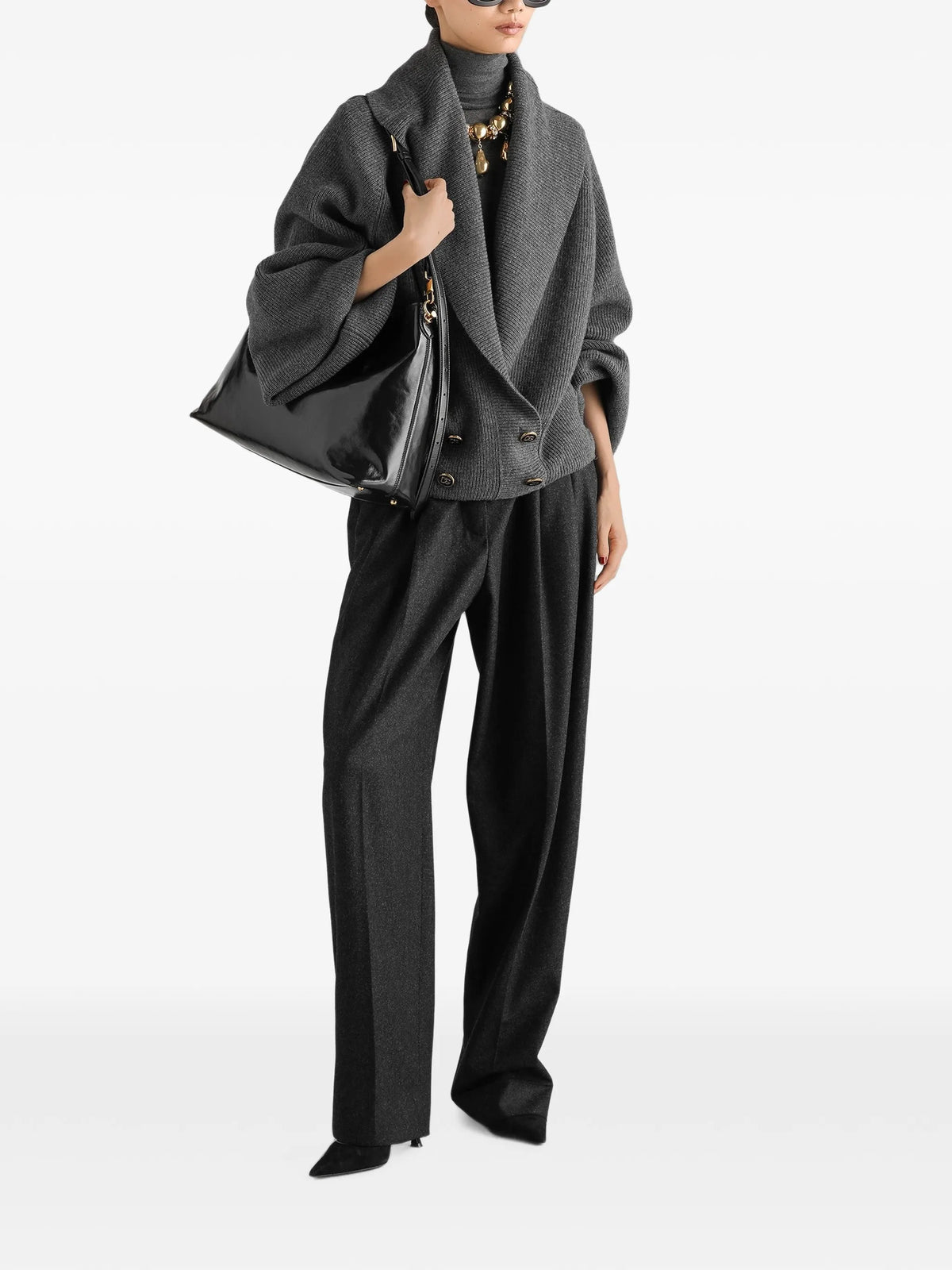 half english rib knit cardigan