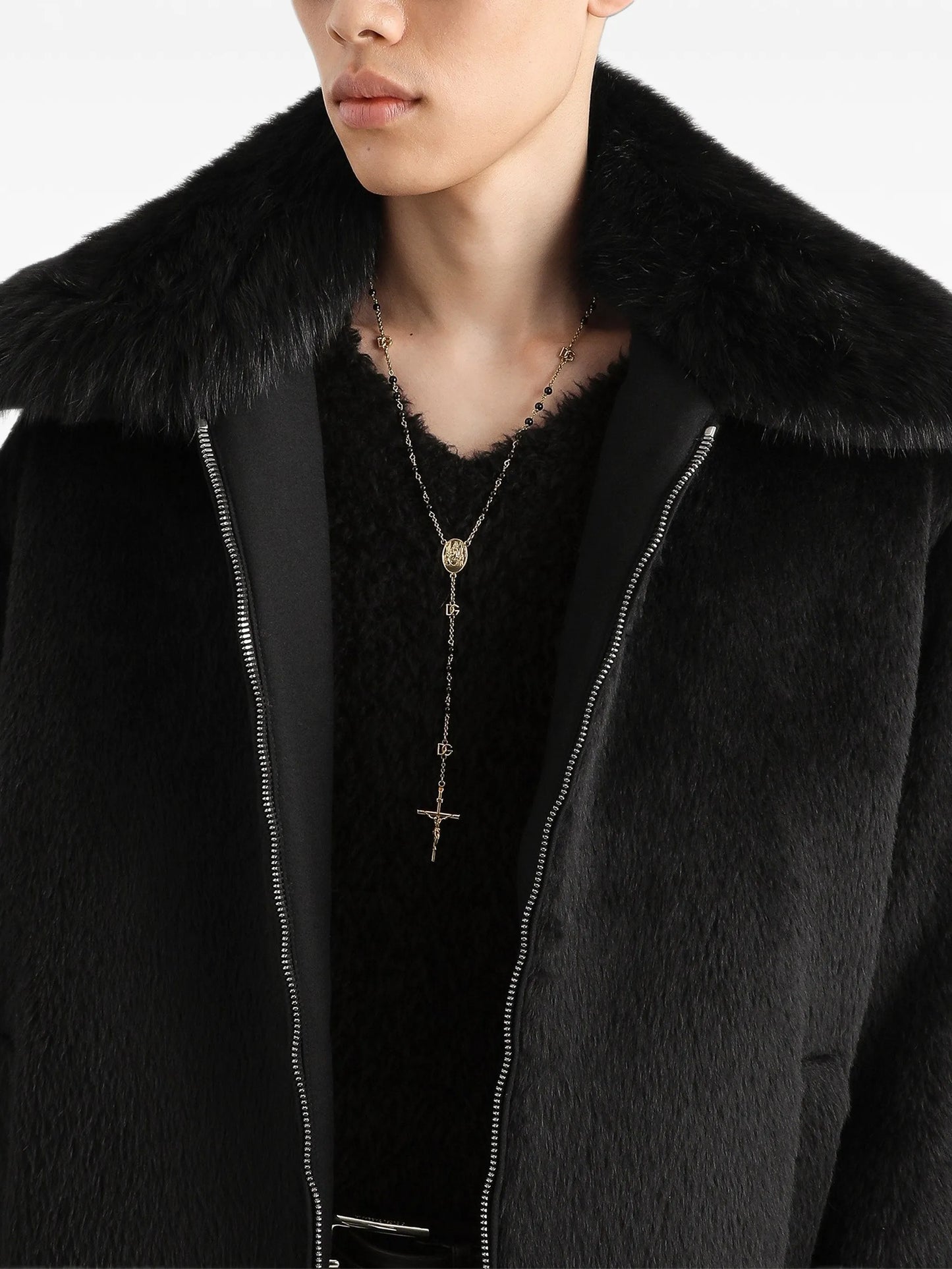 alpaca padded jacket