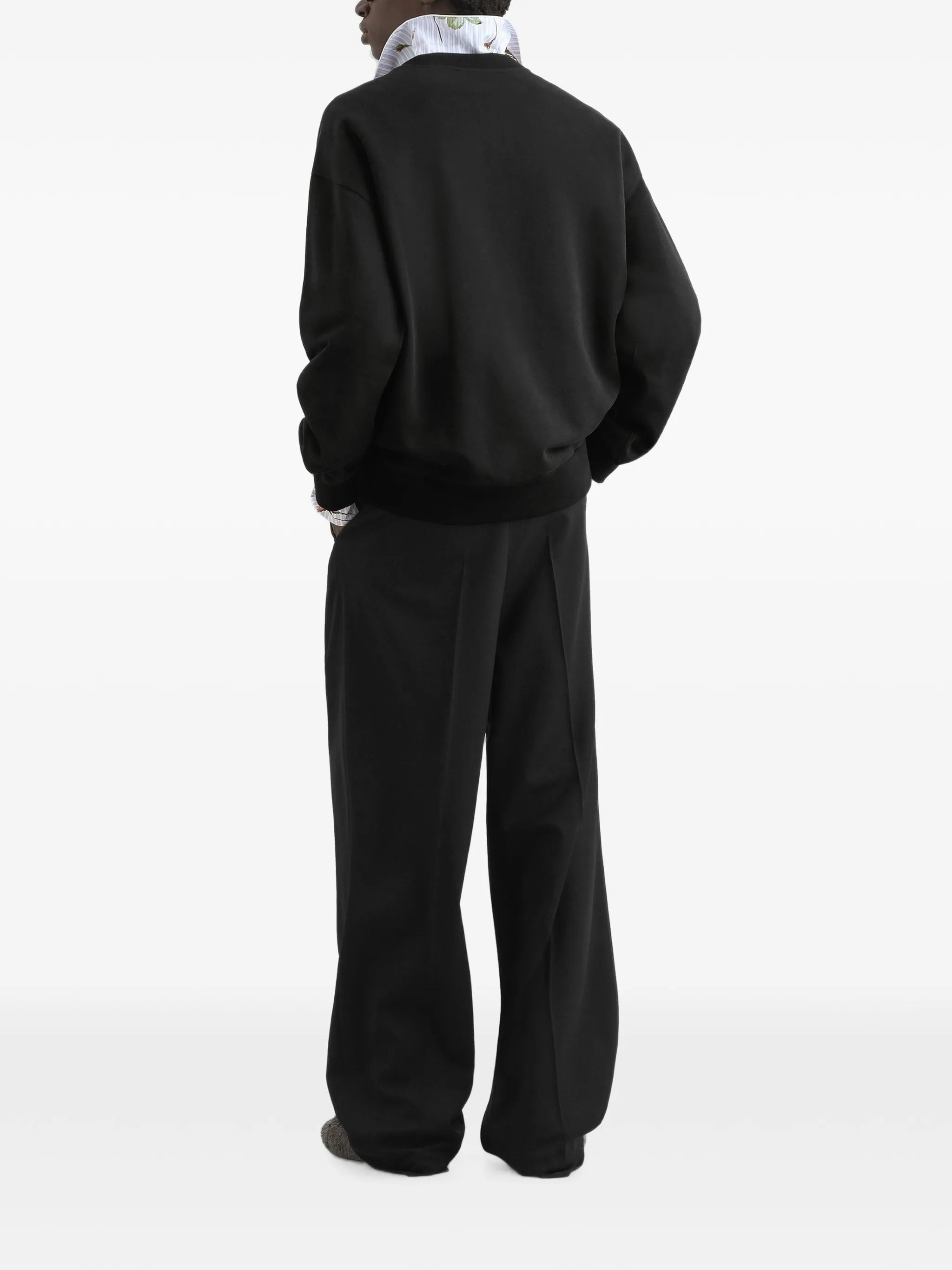 Cotton sweatshirt with logo