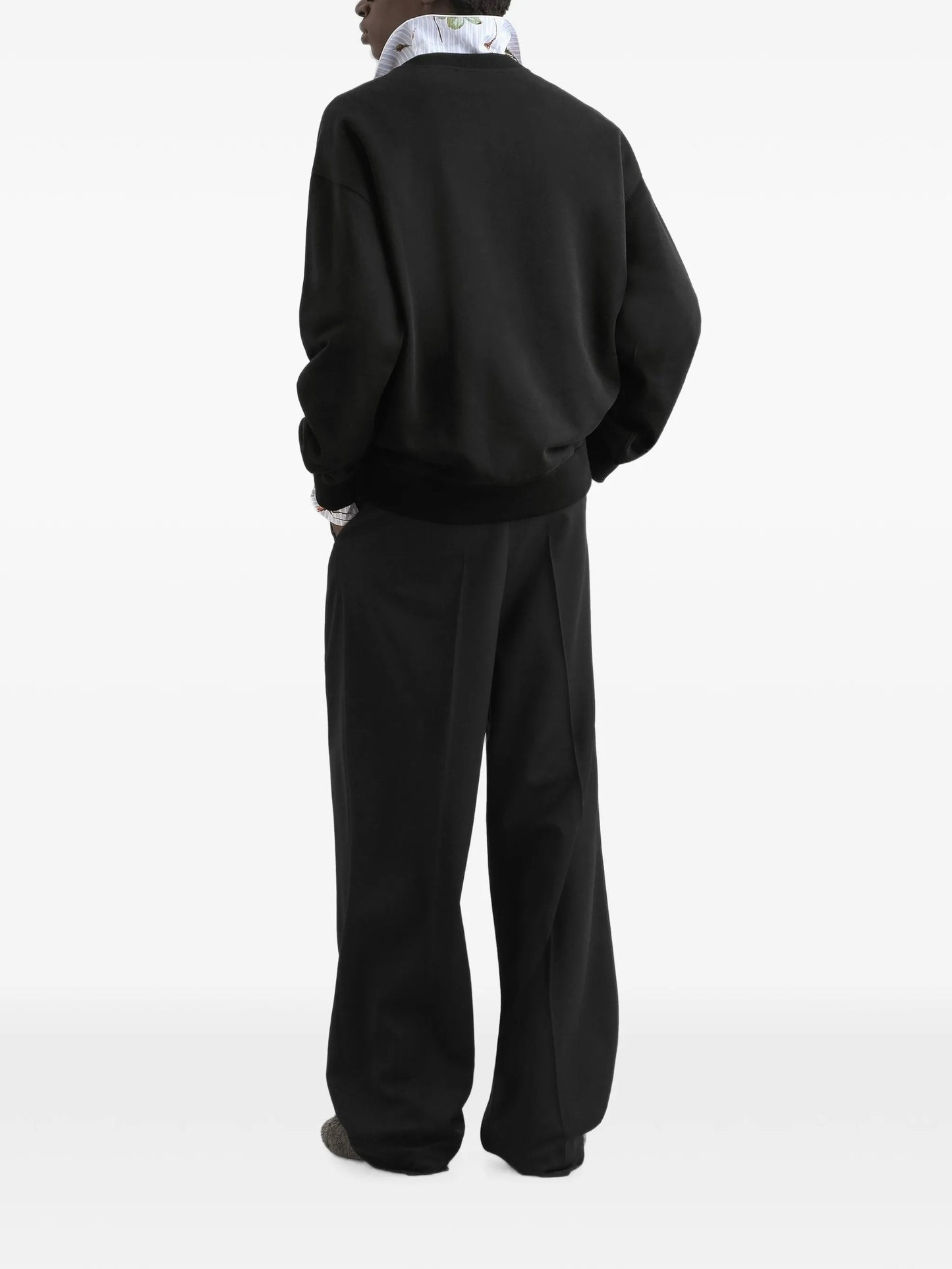 Cotton sweatshirt with logo